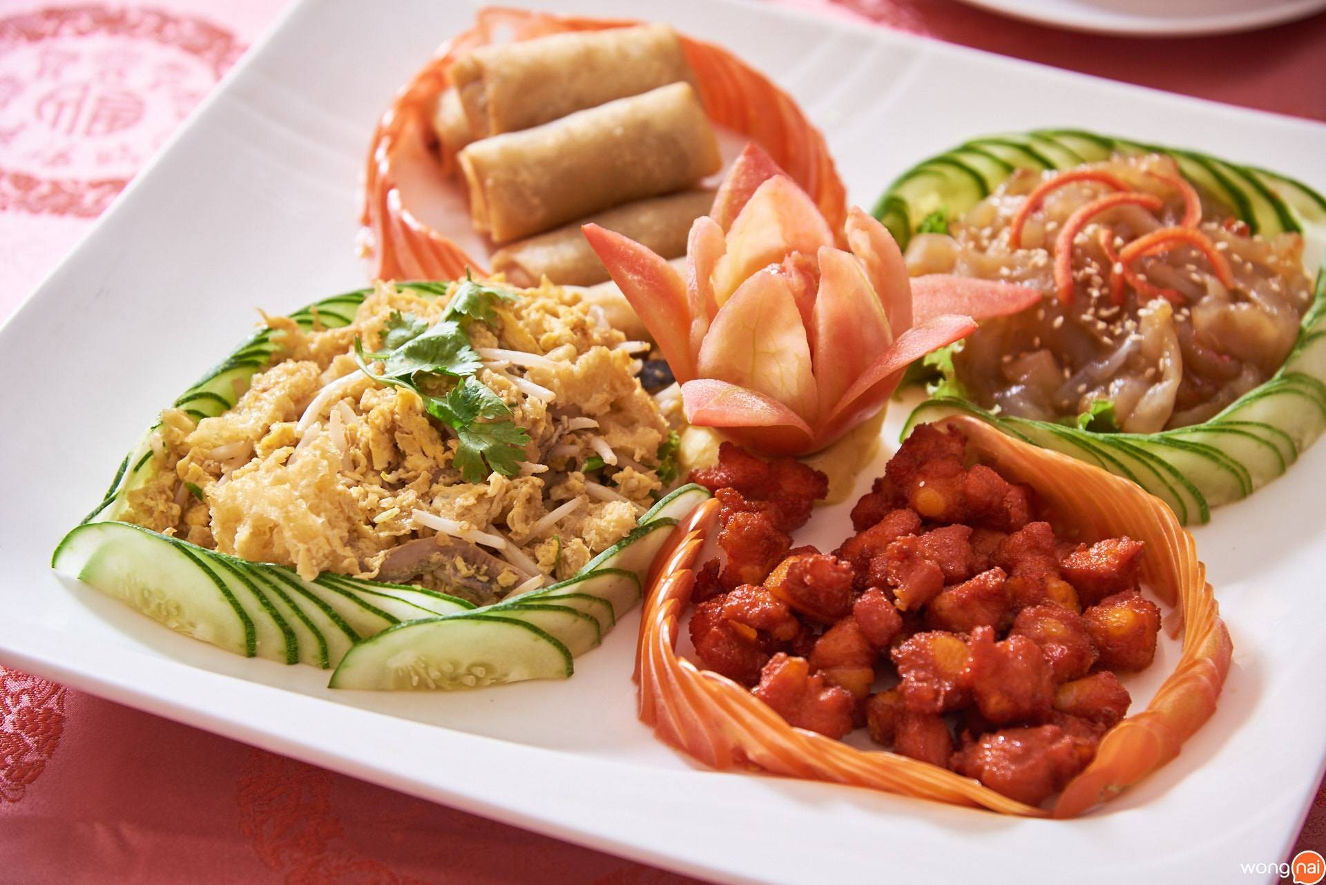 “ออร์เดิร์ฟสี่สหาย” ของร้าน Ho Kitchen Seafood