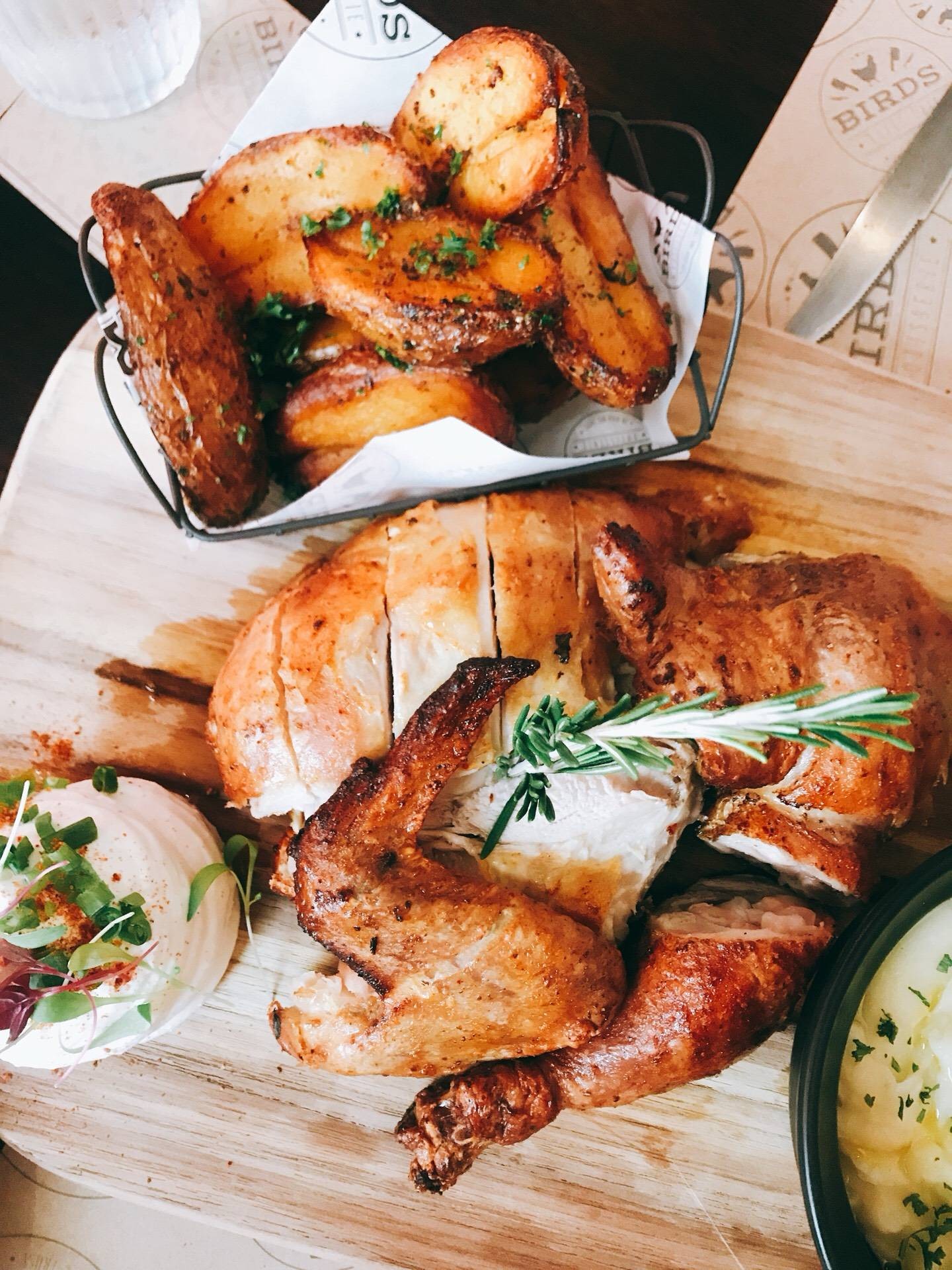 Half Roasted Chicken ร้าน BIRDS Rotisserie