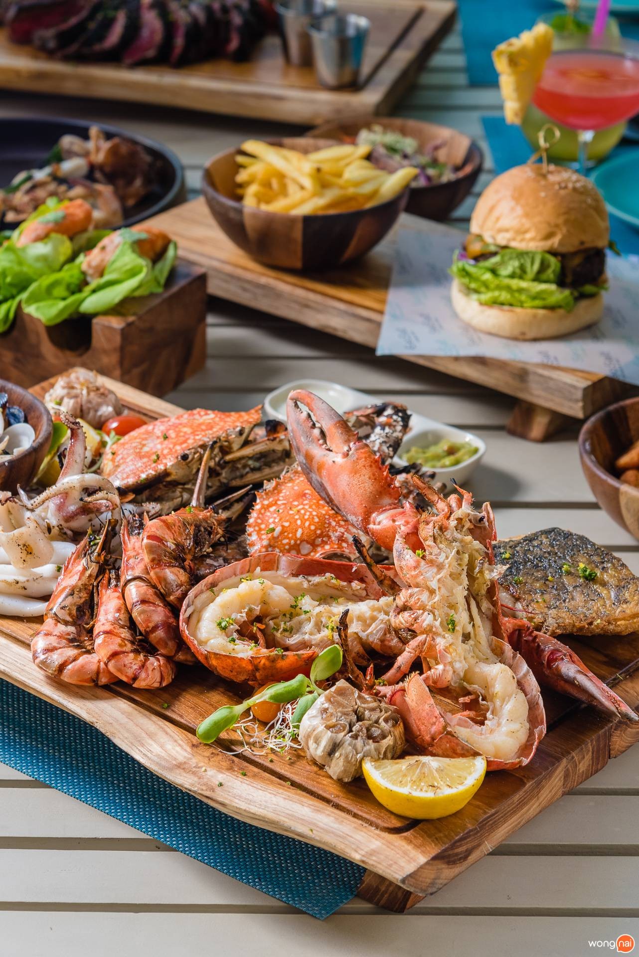 Grilled Seafood ร้าน Sea Salt Lounge & Grill