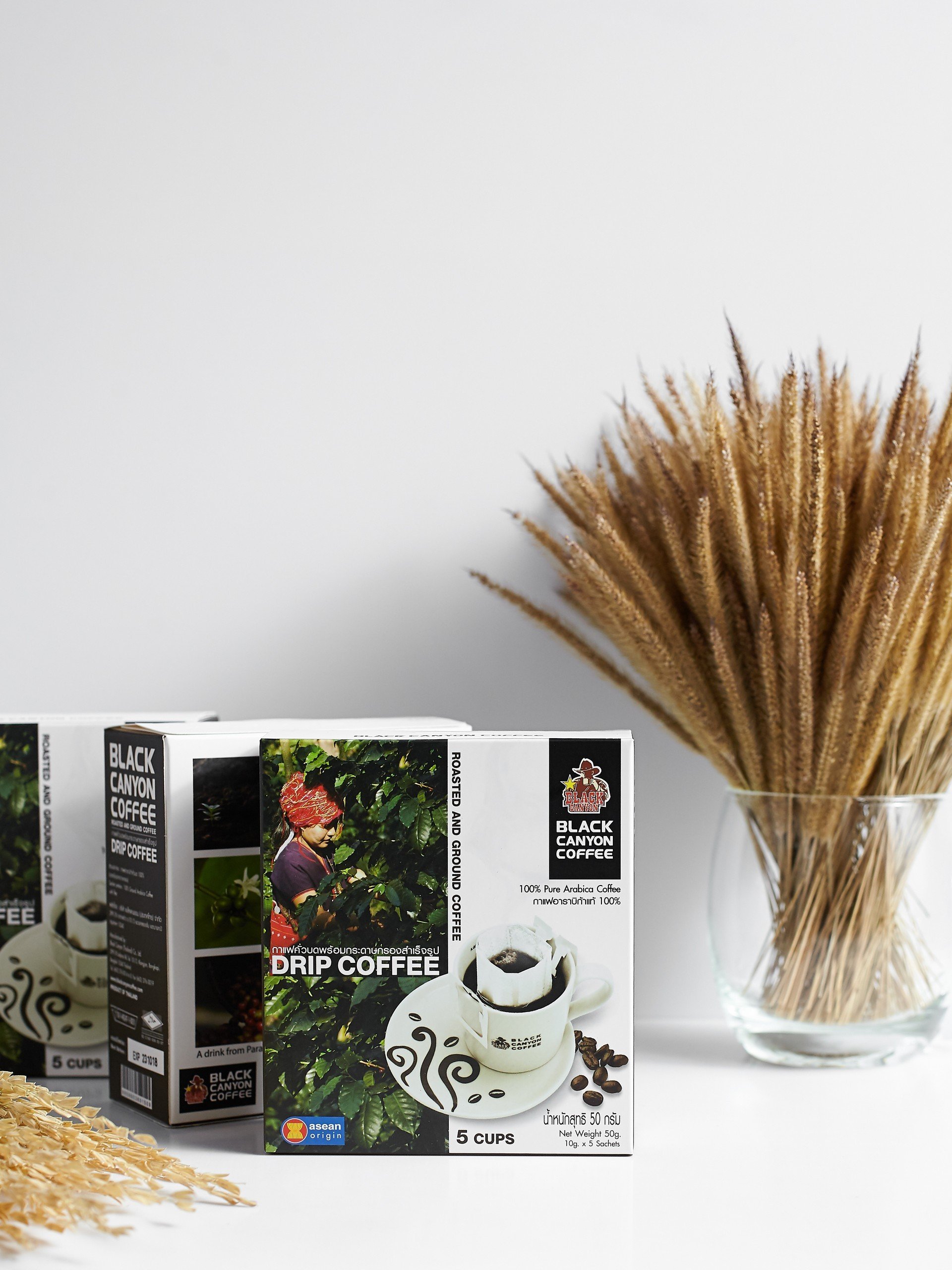 Drip Coffee กาแฟคั่วบดพร้อมกระดาษกรองสำเร็จรูป จาก Black Canyon