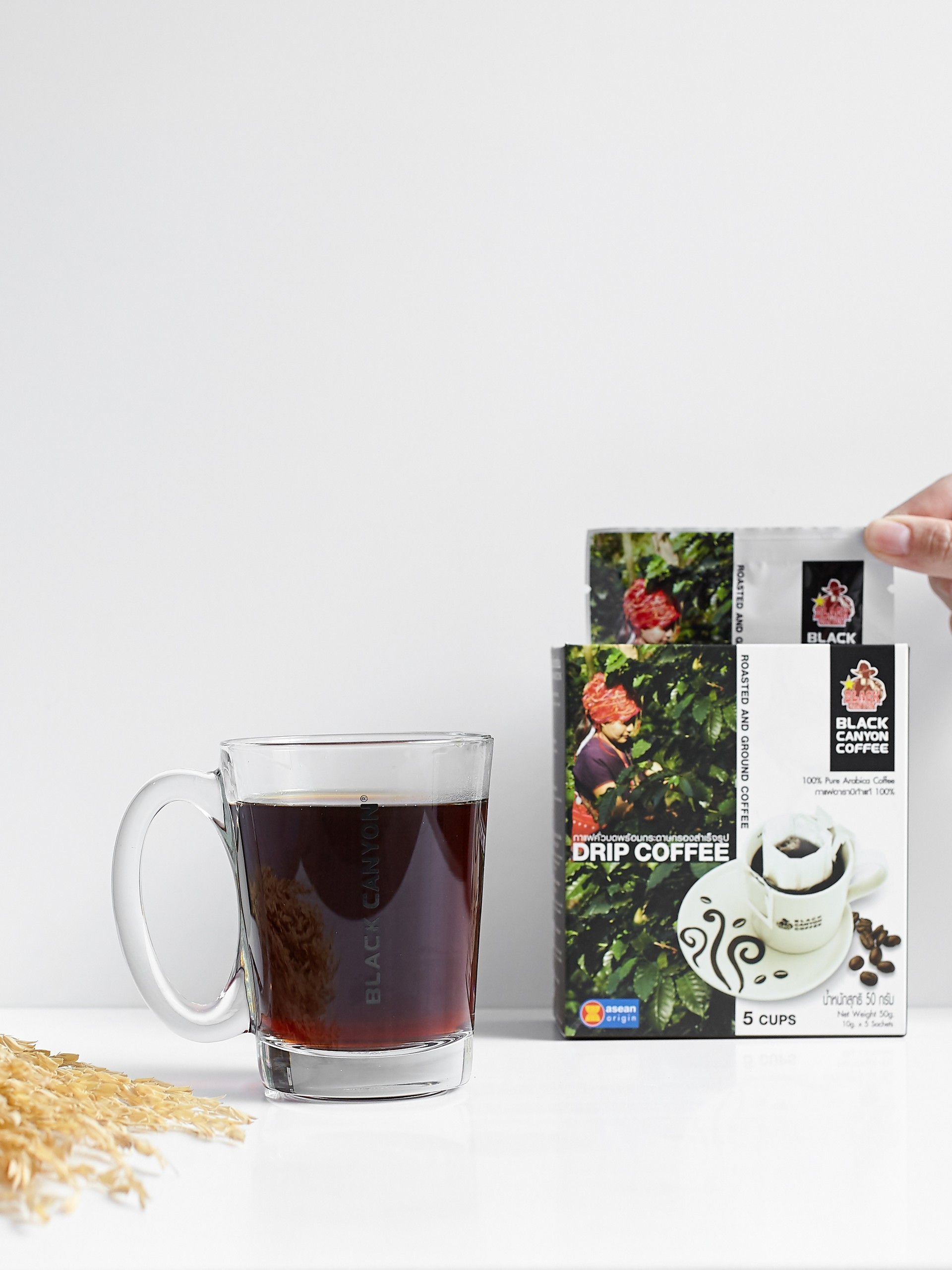 Drip Coffee กาแฟคั่วบดพร้อมกระดาษกรองสำเร็จรูป จาก Black Canyon
