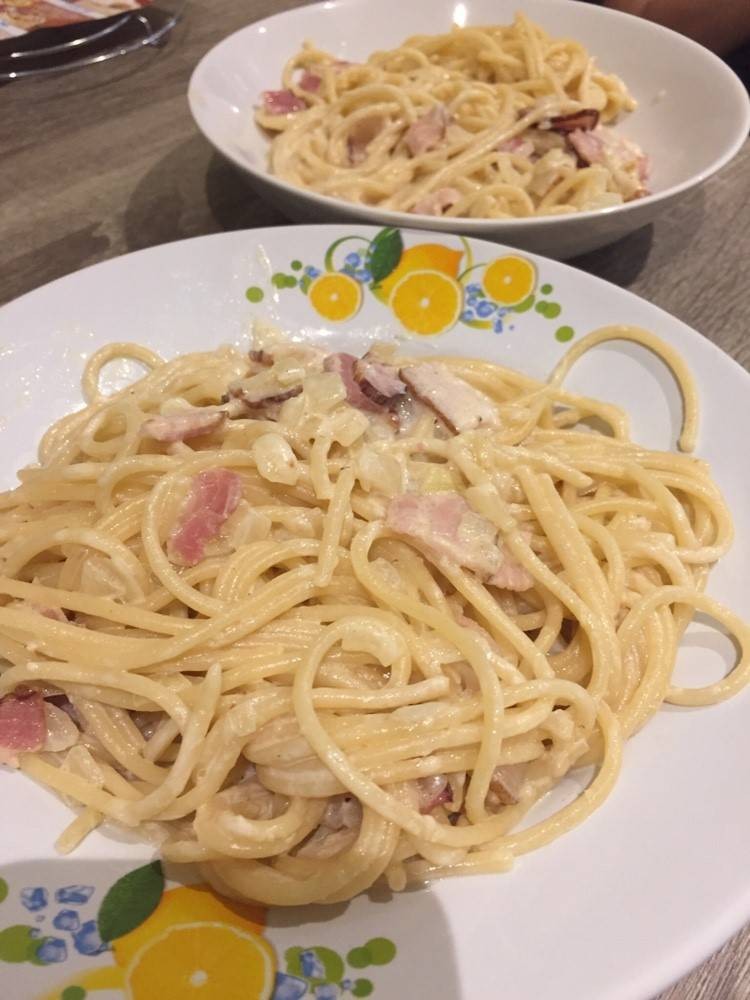 Bacon Carbonara Spaghetti
