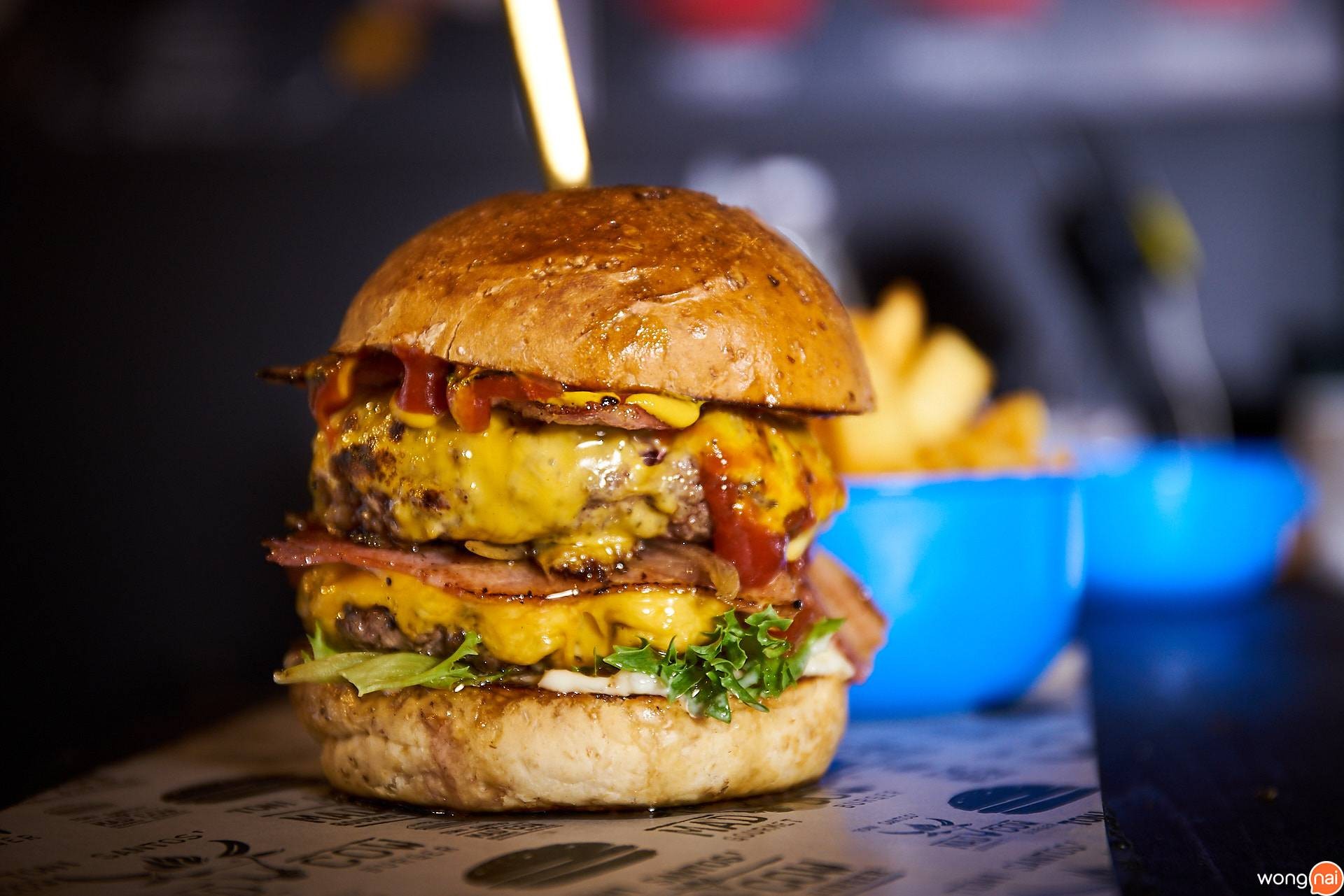 เบอร์เกอร์ Fatcow ร้าน Madcow