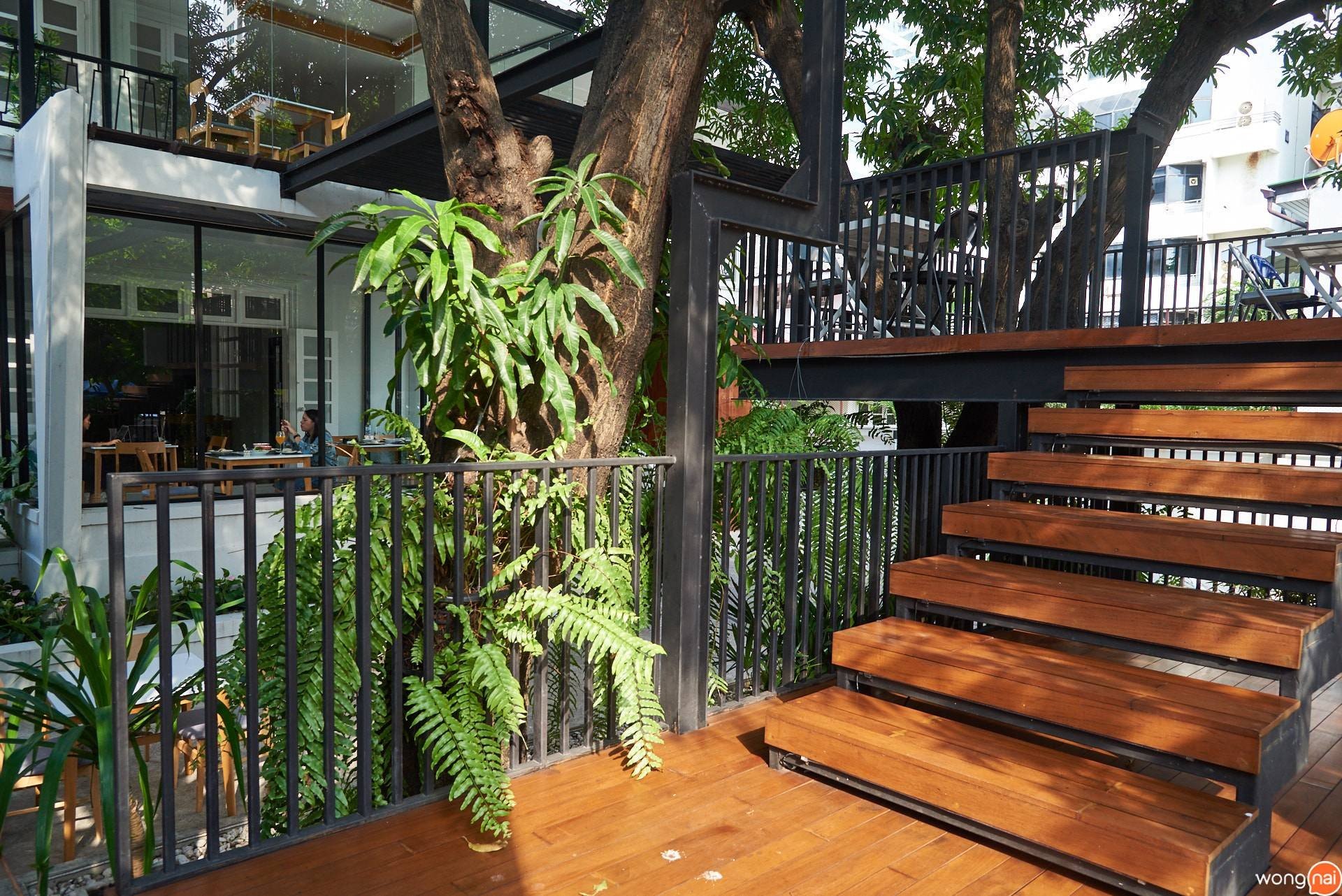 บ้านต้นไม้บริเวณในร้าน Plaagut