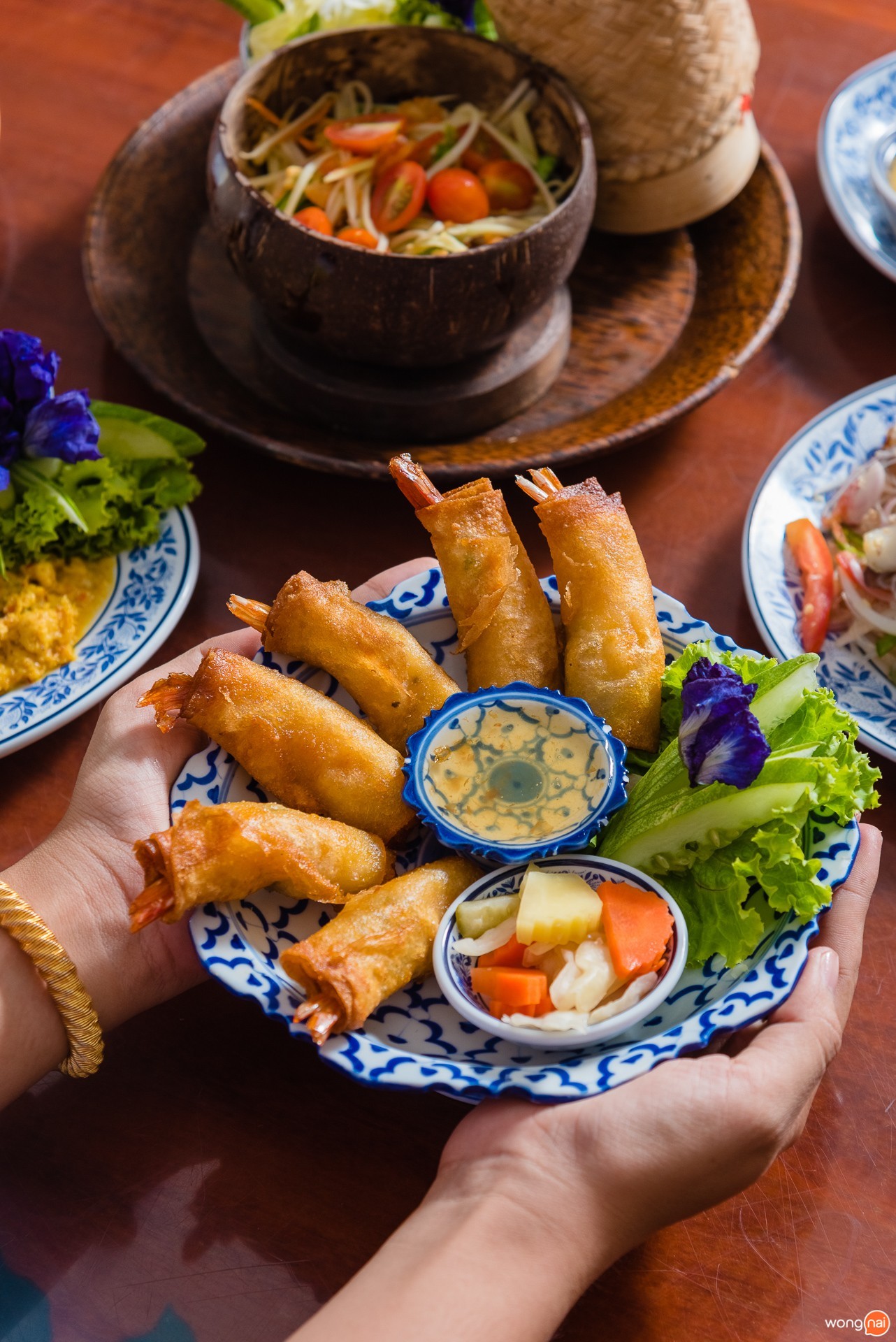 เมนู “กุ้งห่มผ้า” ของร้าน “Panwa House” แหลมพันวา ภูเก็ต