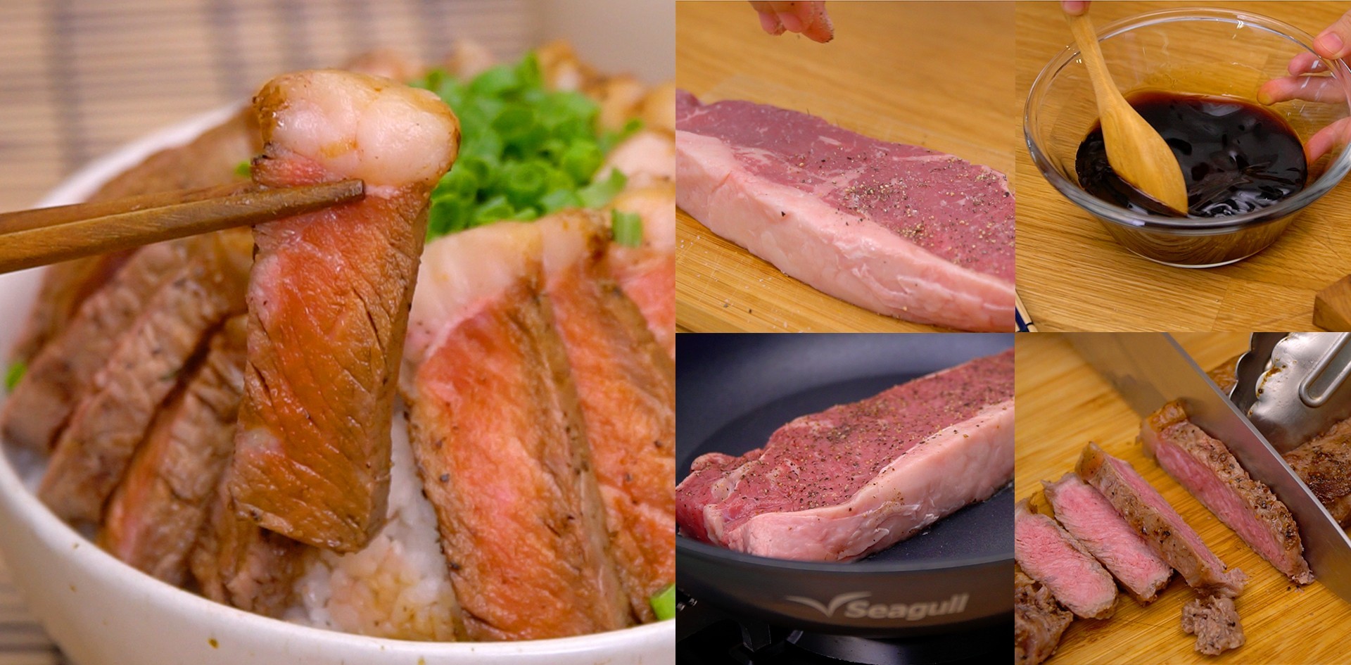 วิธีทำ “ข้าวหน้าสเต๊กเนื้อ” เมนูอาหารญี่ปุ่น ทำง่ายเอาใจสายเนื้อ!