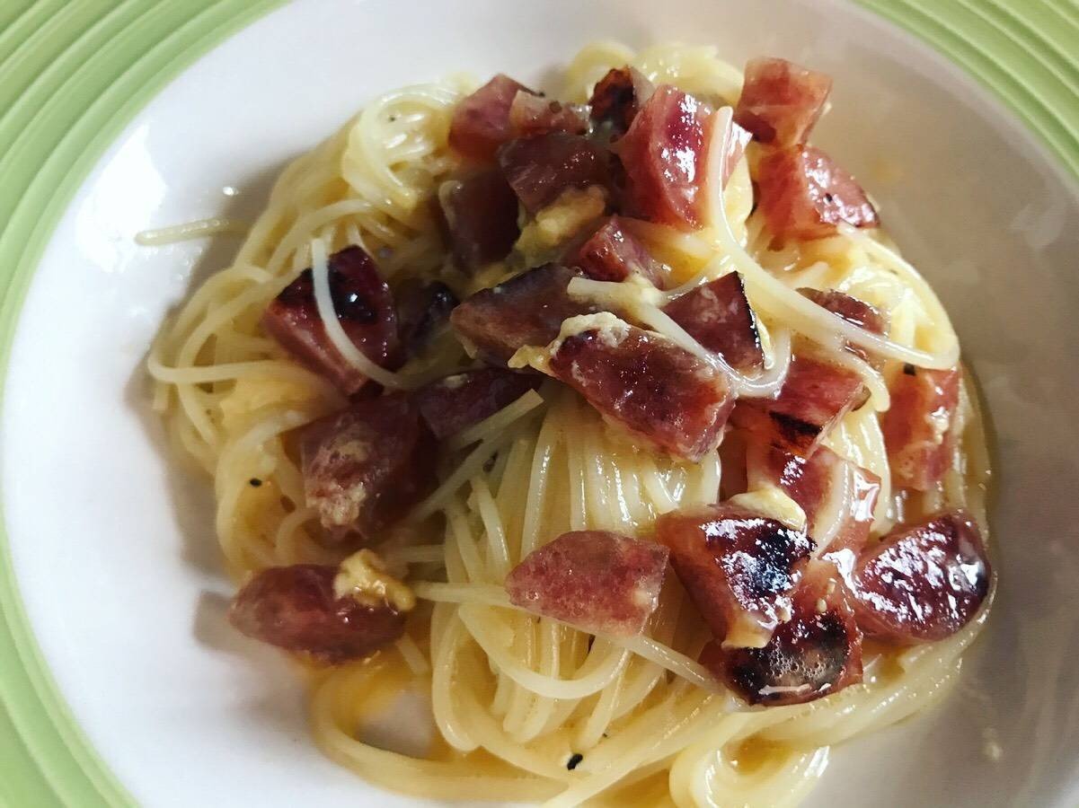 สปาเก็ตตีกุนเชียง Carbonara