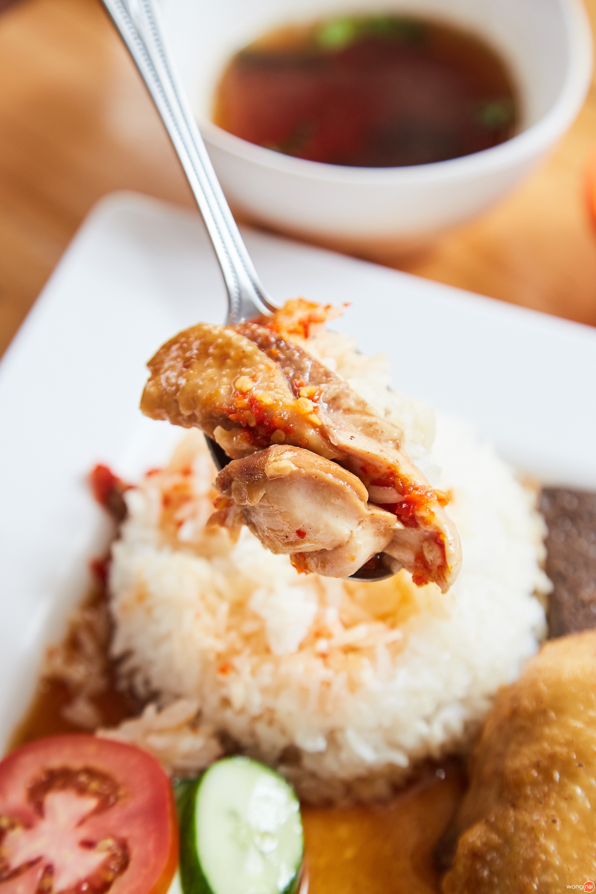 ข้าวหน้าไก่ต๋ง ไก่ตุ๋น