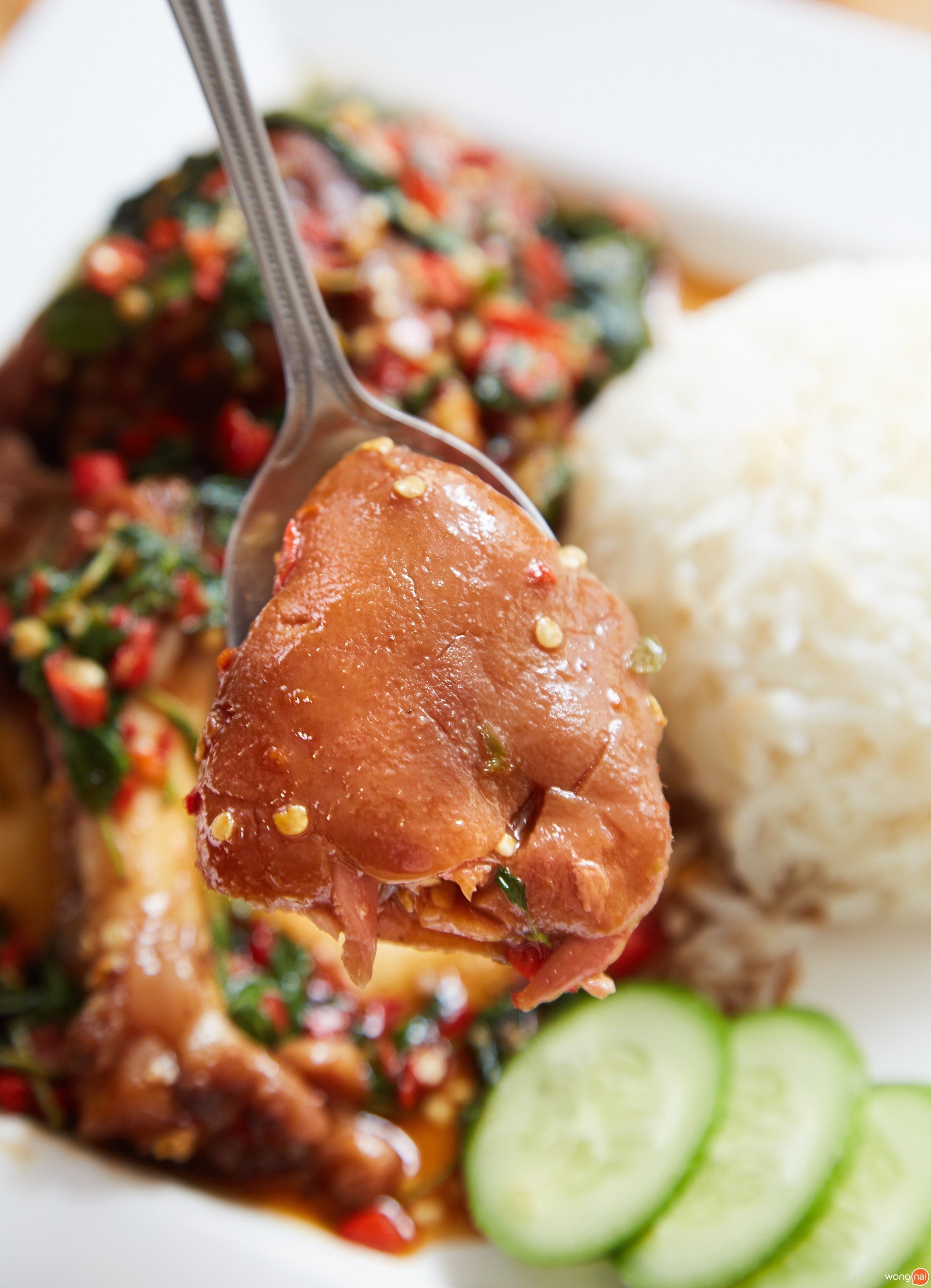 ข้าวกะเพราคากง คากิ