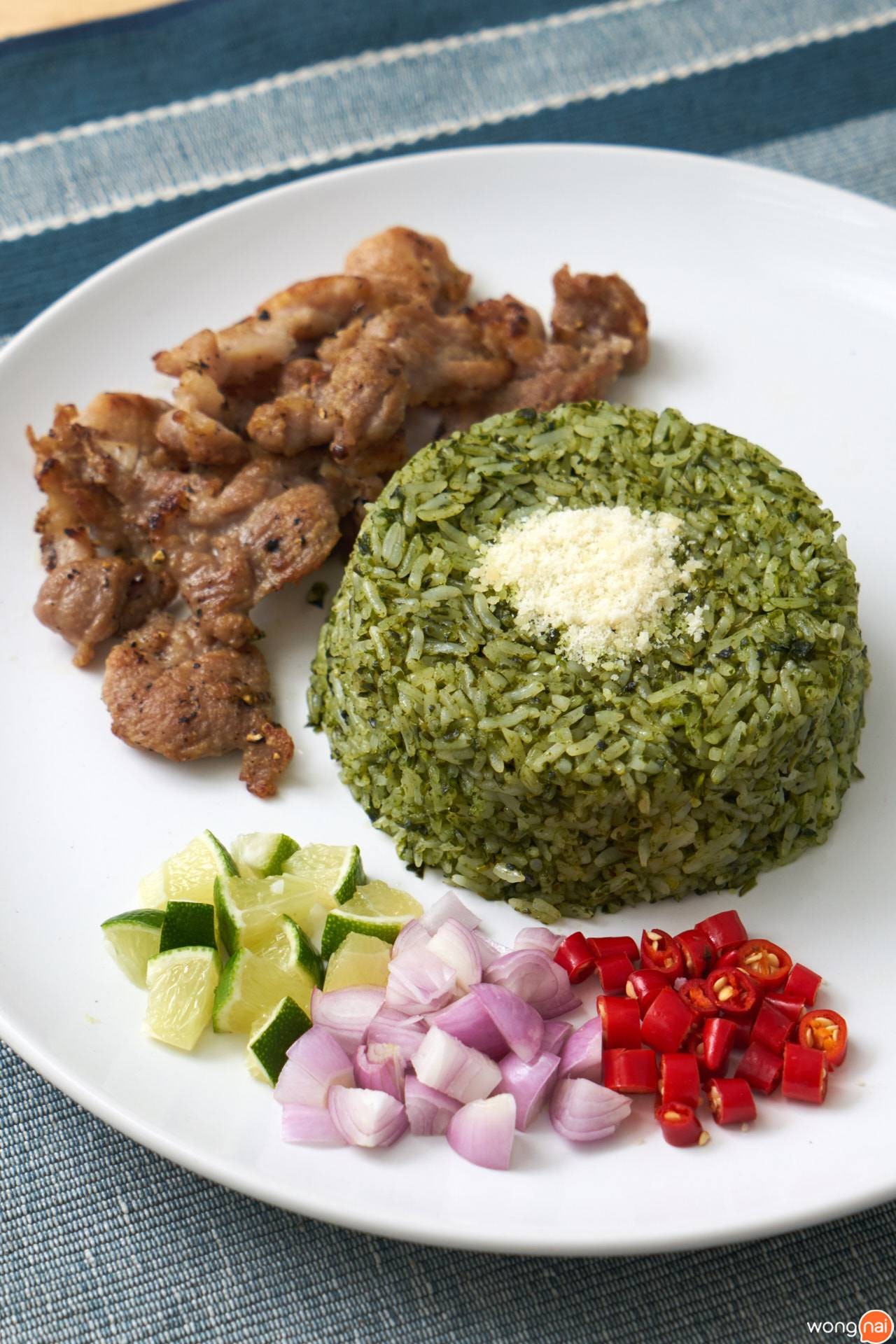 เมนู "ข้าวผัดซอสเพสโต้ หมู" ของร้าน "CIBO"