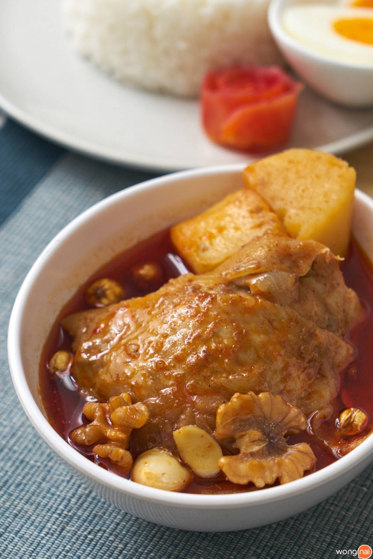 เมนู "มัสมั่นไก่" ของร้าน "CIBO"