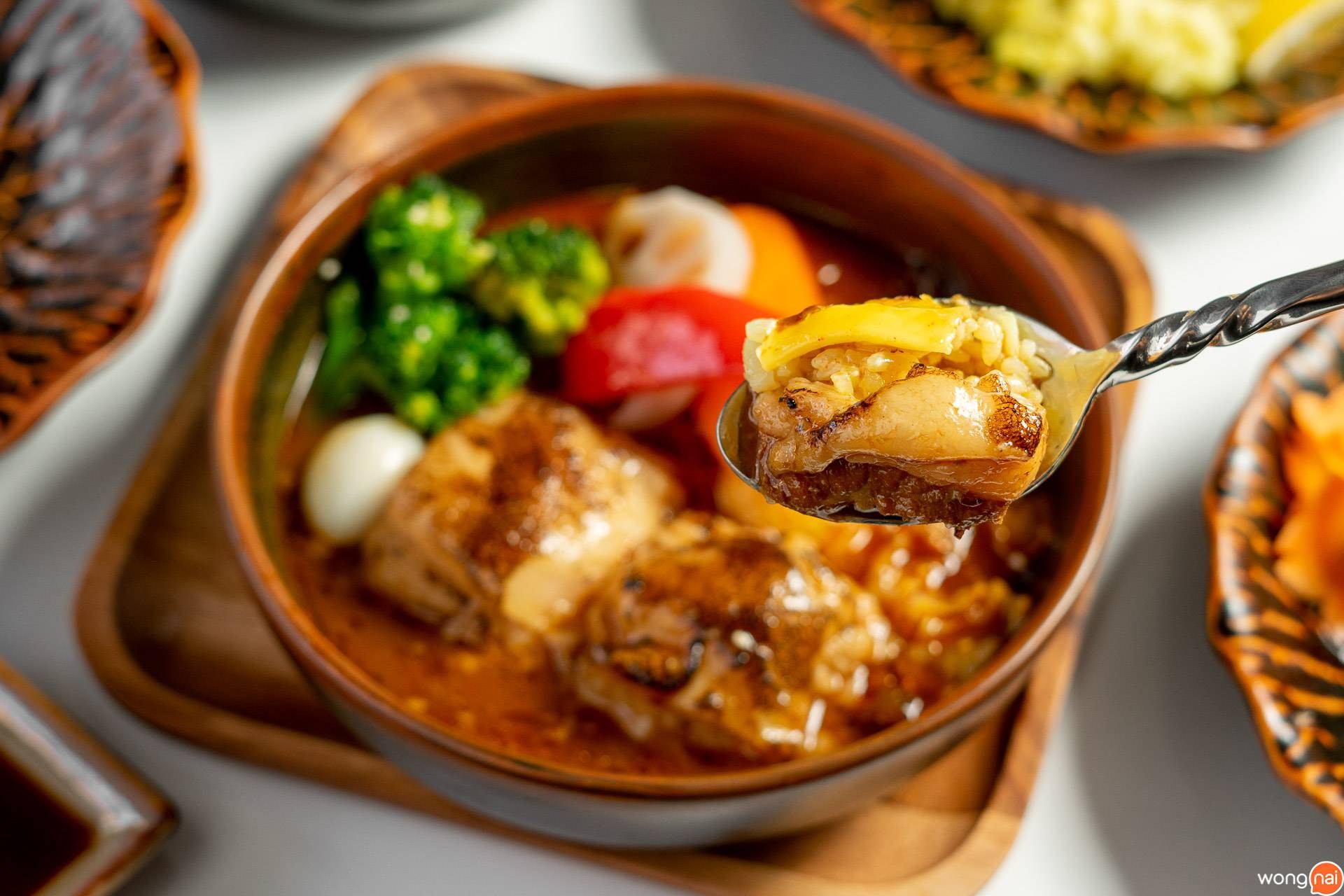 เมนู "ซุปแกงกะหรี่หมูตุ๋นคาคูนิ" ของร้าน "Garaku"