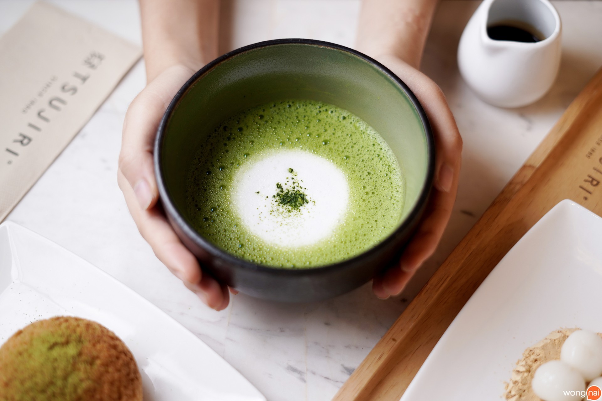 “O-Matcha Cappucino” ร้าน “TSUJIRI” (ซึจิริ)