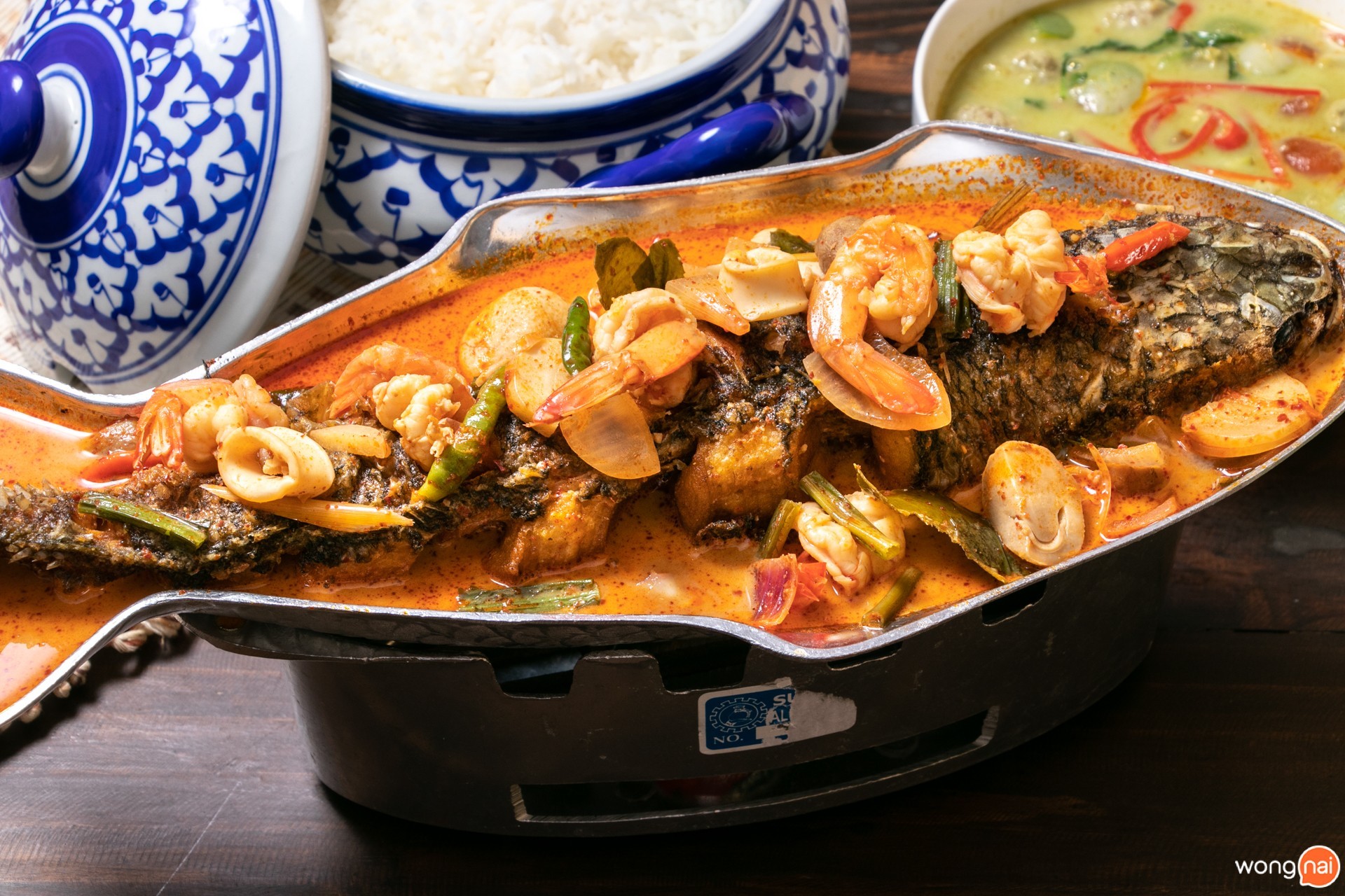 เมนู ปลาช่อนท่องทะเลน้ำข้น ร้าน ข้าวเม่า เชียงใหม่ Kowmao Cafe & Restaurant เชียงใหม่