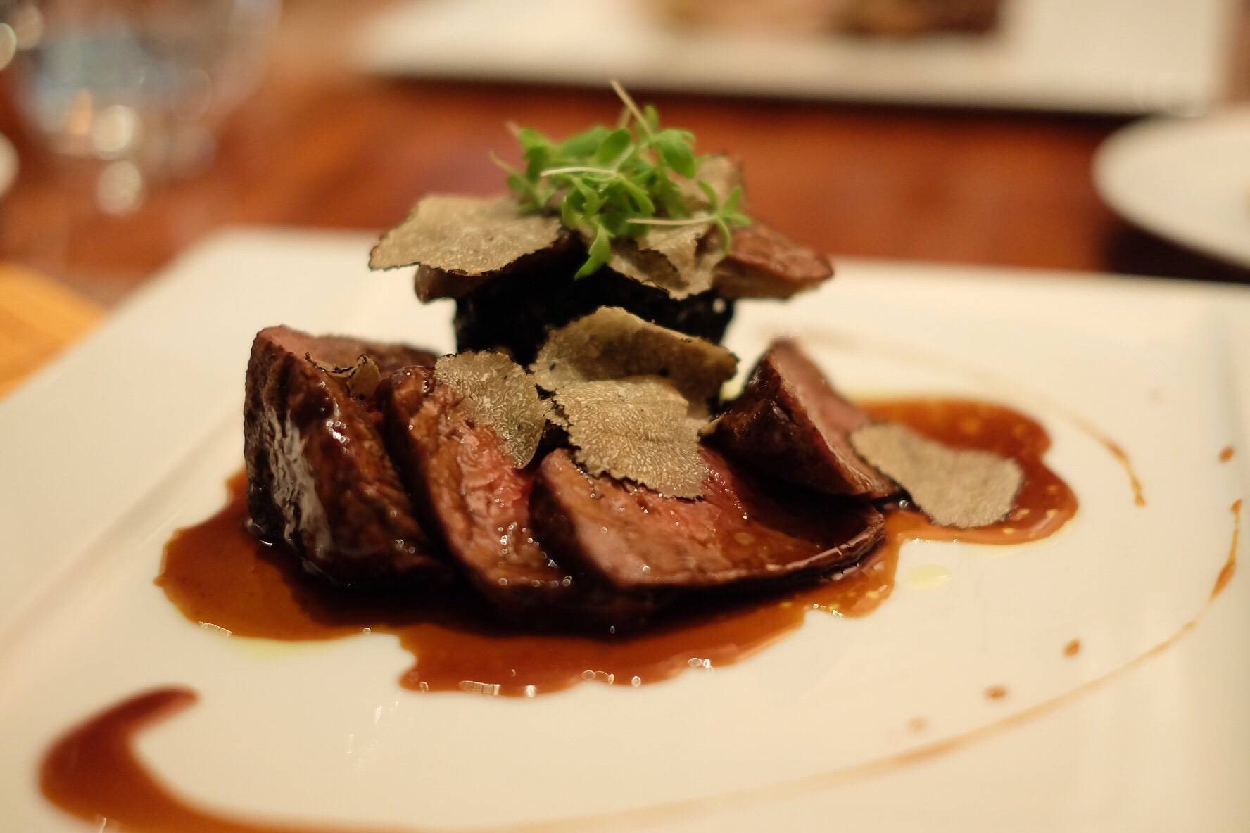 Tenderloin Steak ร้าน Biscotti Anantara Siam Bangkok Hotel Wongnai