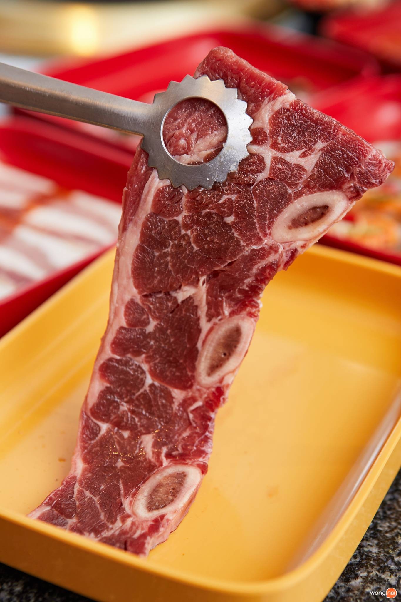 เมนู "Short Ribs" ของร้าน "AKA"