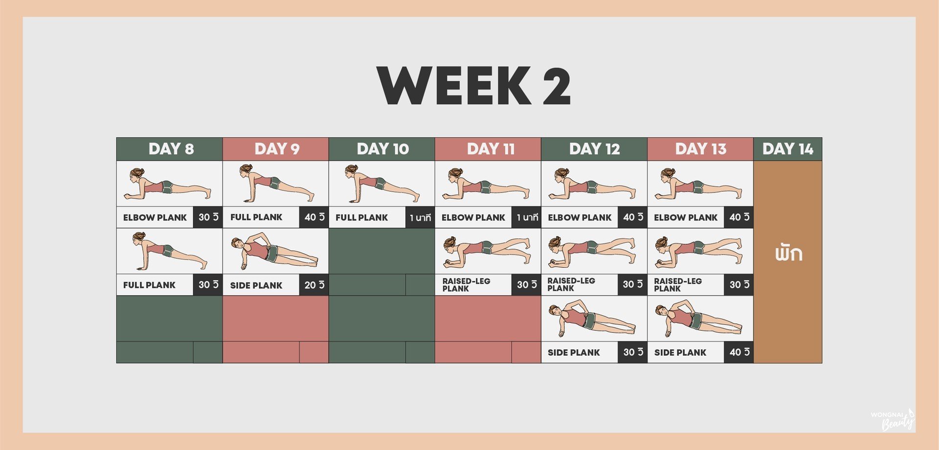 Plank,แพลงก์,ลดน้ำหนัก