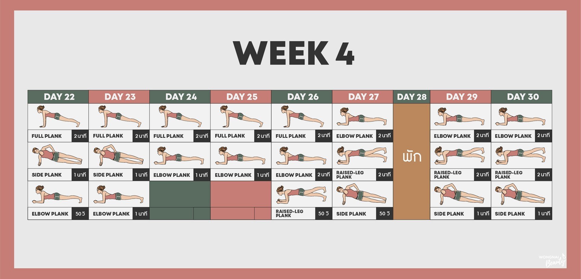 Plank,แพลงก์,ลดน้ำหนัก