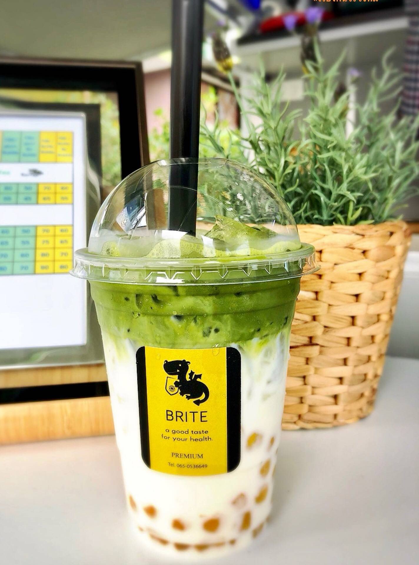รีวิว Brite dessert cafe ชาเขียวมัชชะอร่อยๆมากๆคับ เหมือนดื่มที่ญี่ปุ่นเลย Wongnai