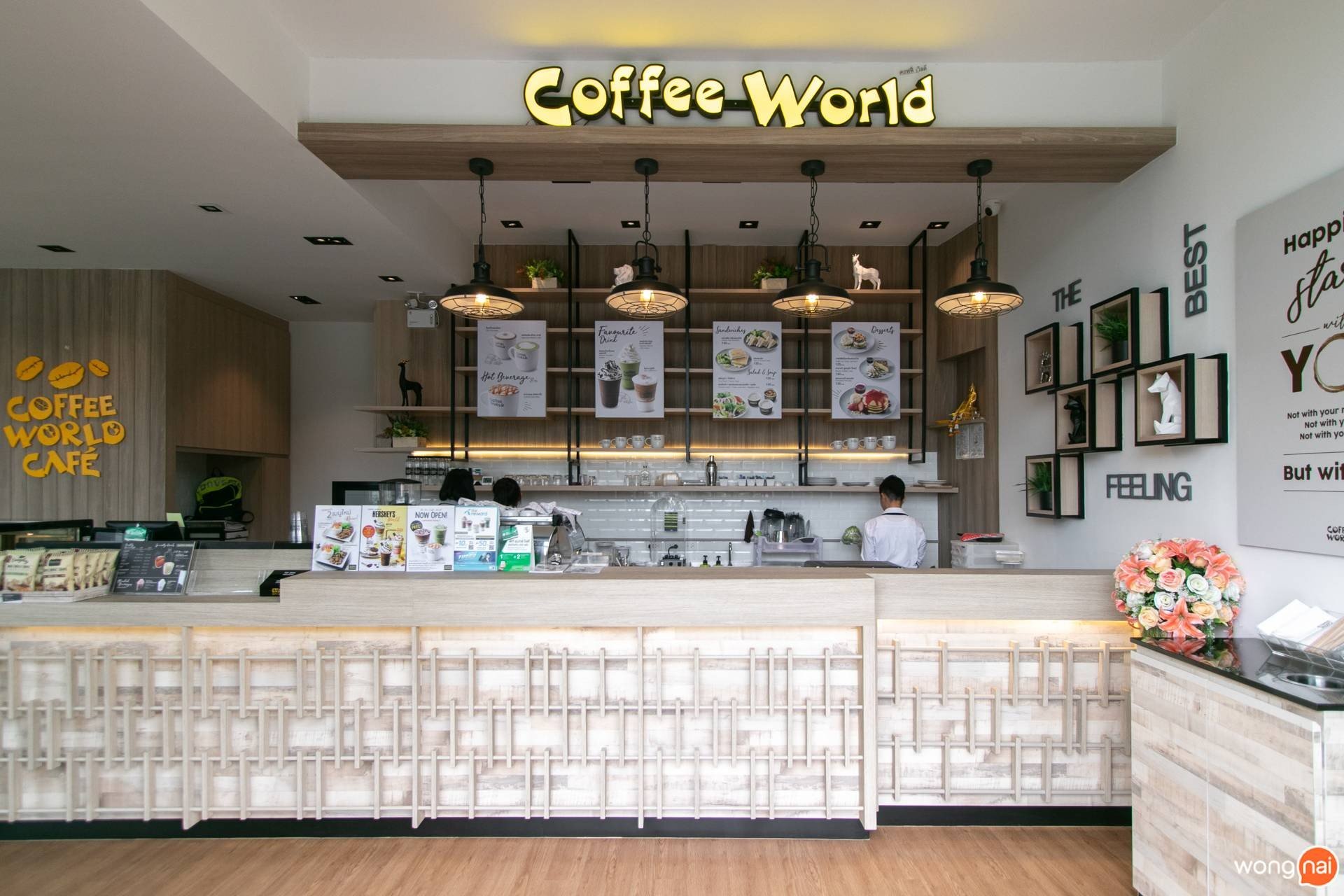 บรรยากาศ ร้าน Coffee World สาขา ลำลูกกา