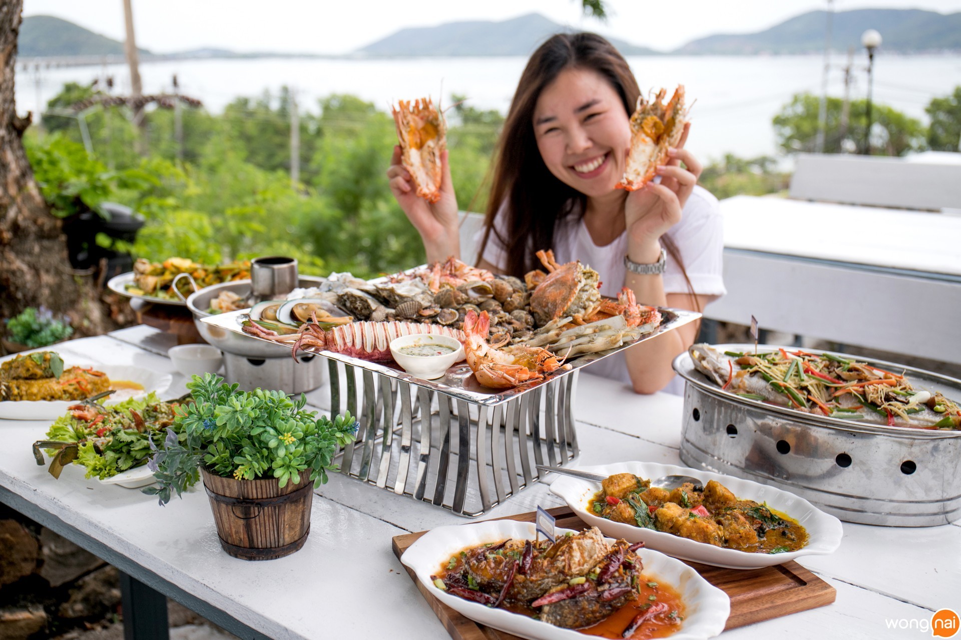 บรรยากาศร้านน้ำเคียงดิน เกาะยอ สงขลา