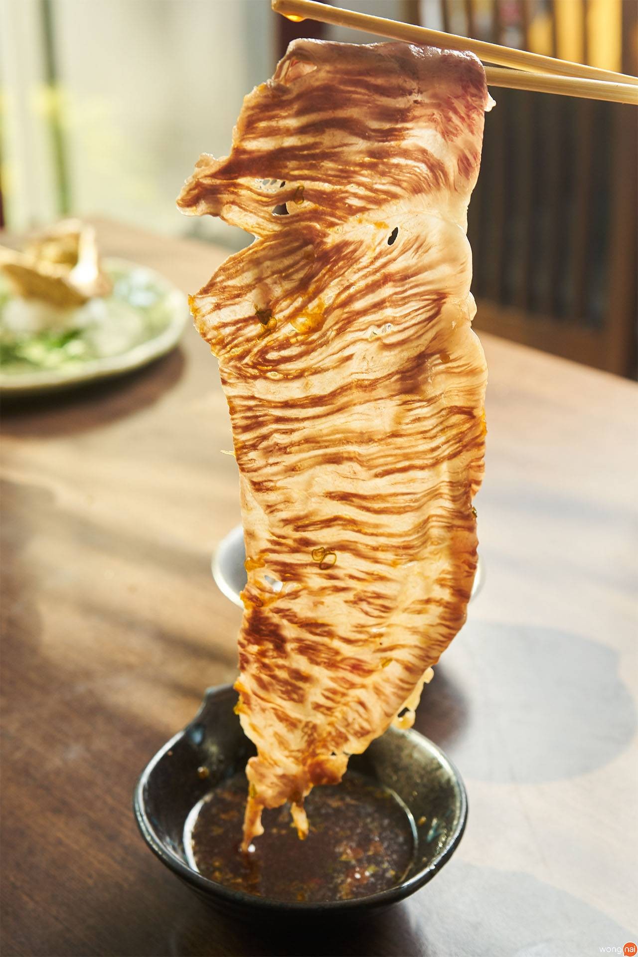 เมนู Sagagyu Yasai Seiro Mushi ของร้าน Nanohana
