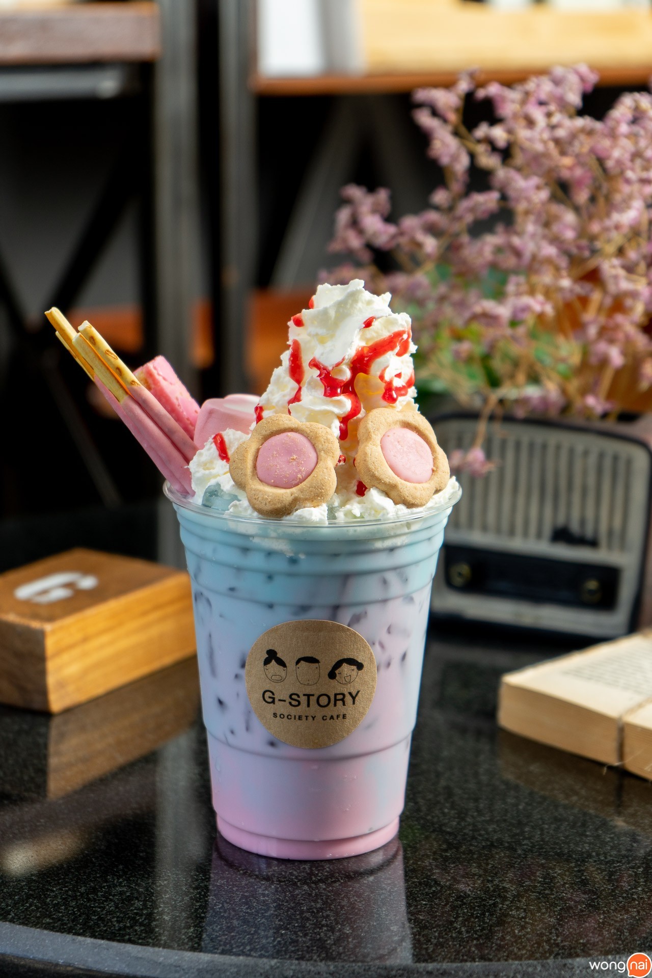 G Story Pinky Milky ของคาเฟ่ G Story Cafe