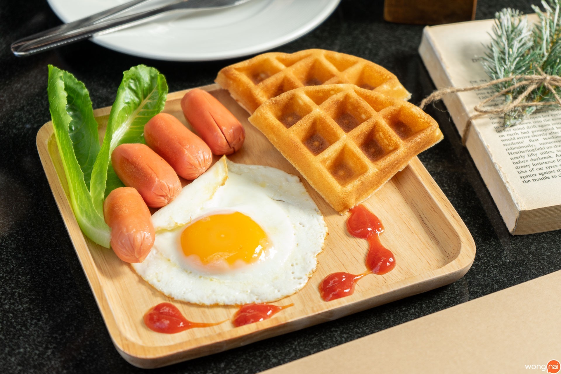 เซตอาหารเช้า ของคาเฟ่ G Story Cafe