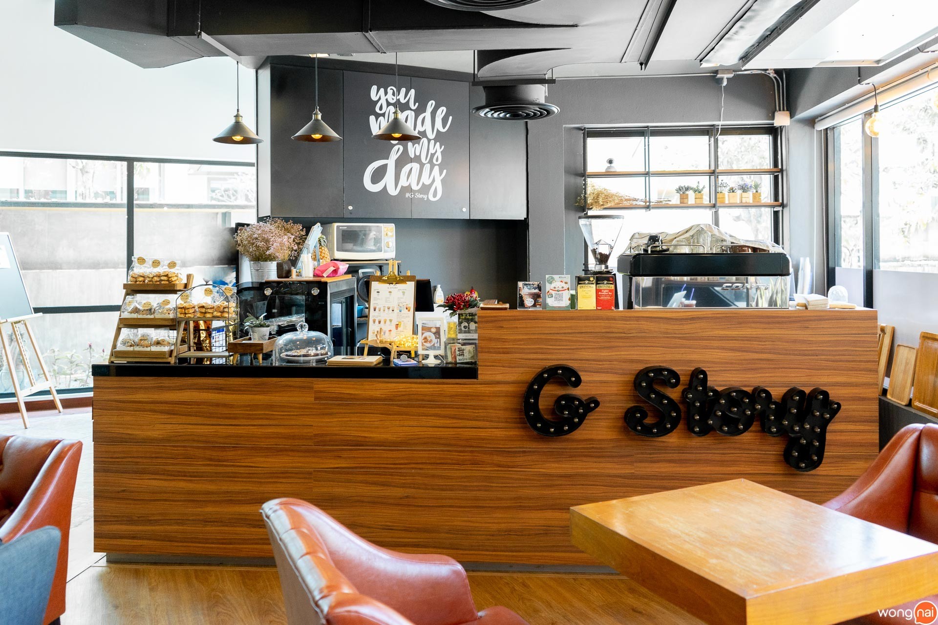 บรรยากาศภายใน ของคาเฟ่ G Story Cafe