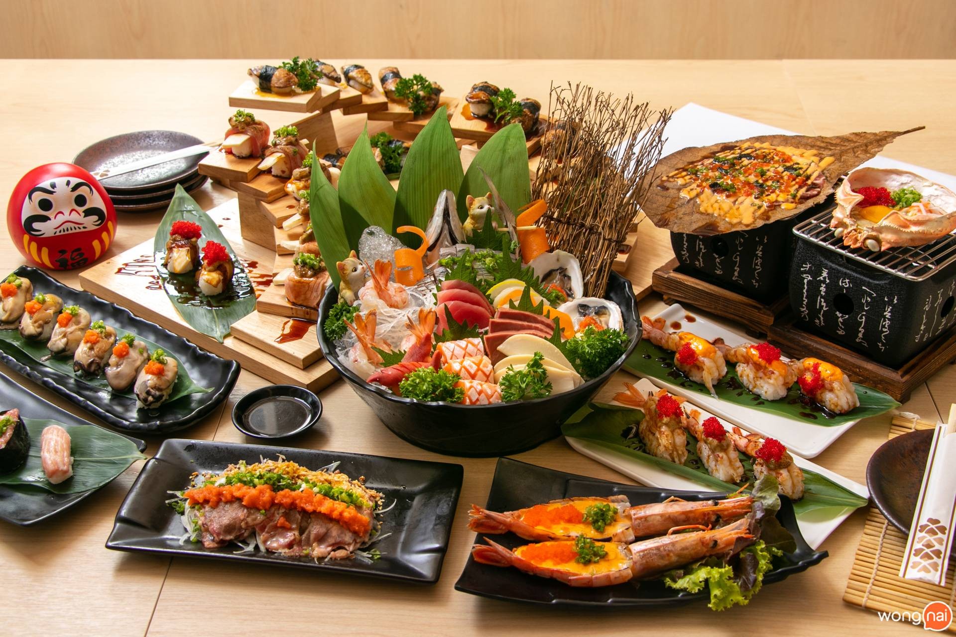 เมนูของร้าน “Jaiko Sushi Buffet”
