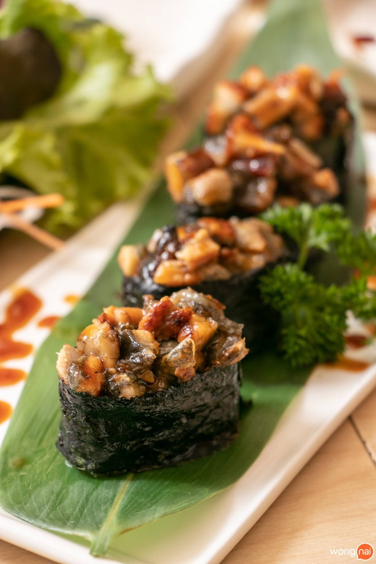 Unagi Gunkan ของร้าน “Jaiko Sushi Buffet”