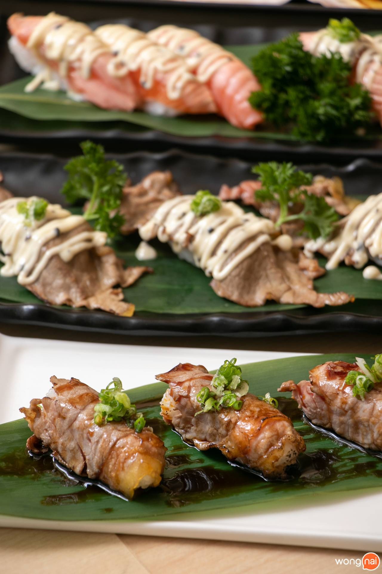 "เนื้อออสเตรเลีย" ของร้าน “Jaiko Sushi Buffet”