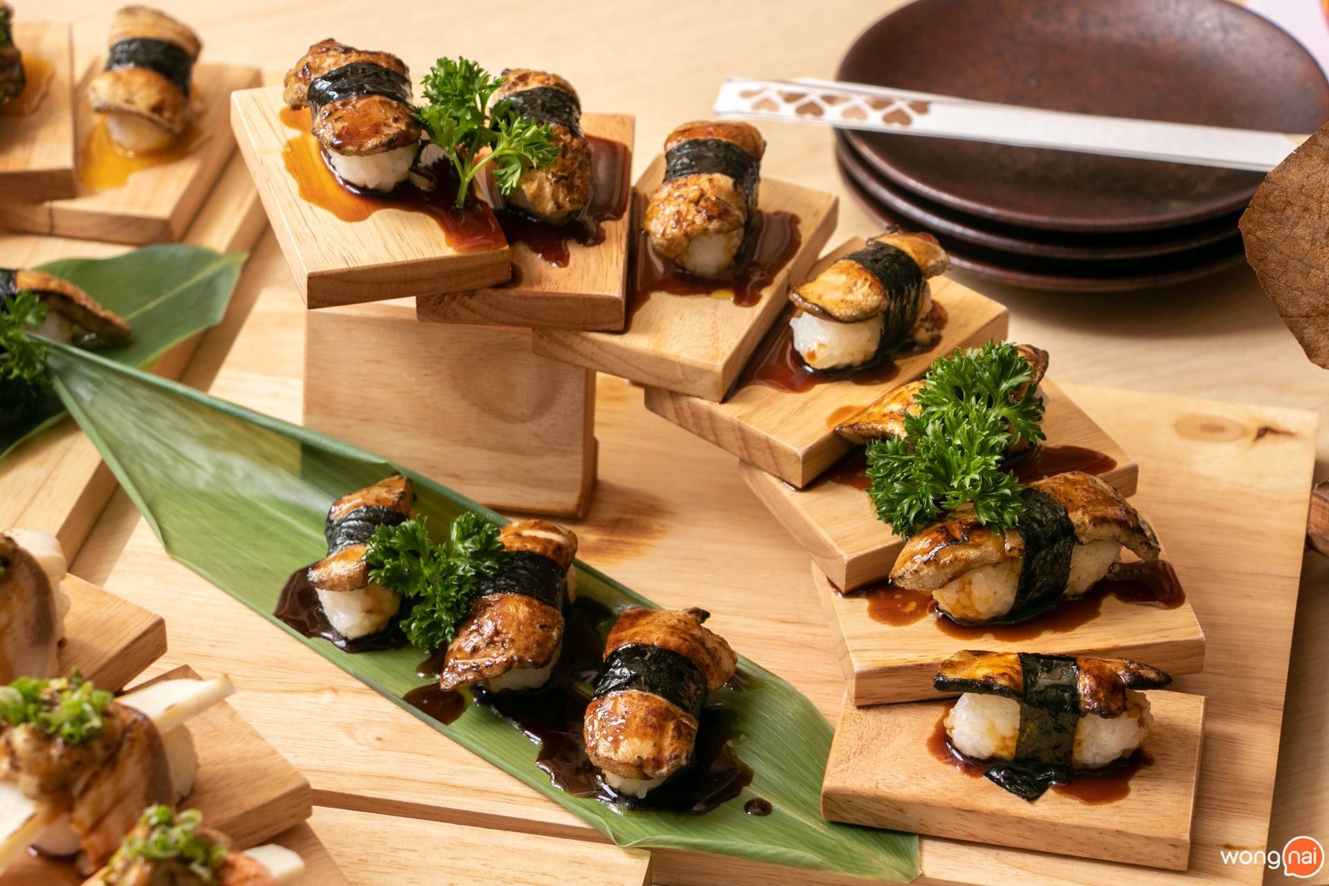 ซูชิฟัวกราส์ ของร้าน “Jaiko Sushi Buffet”