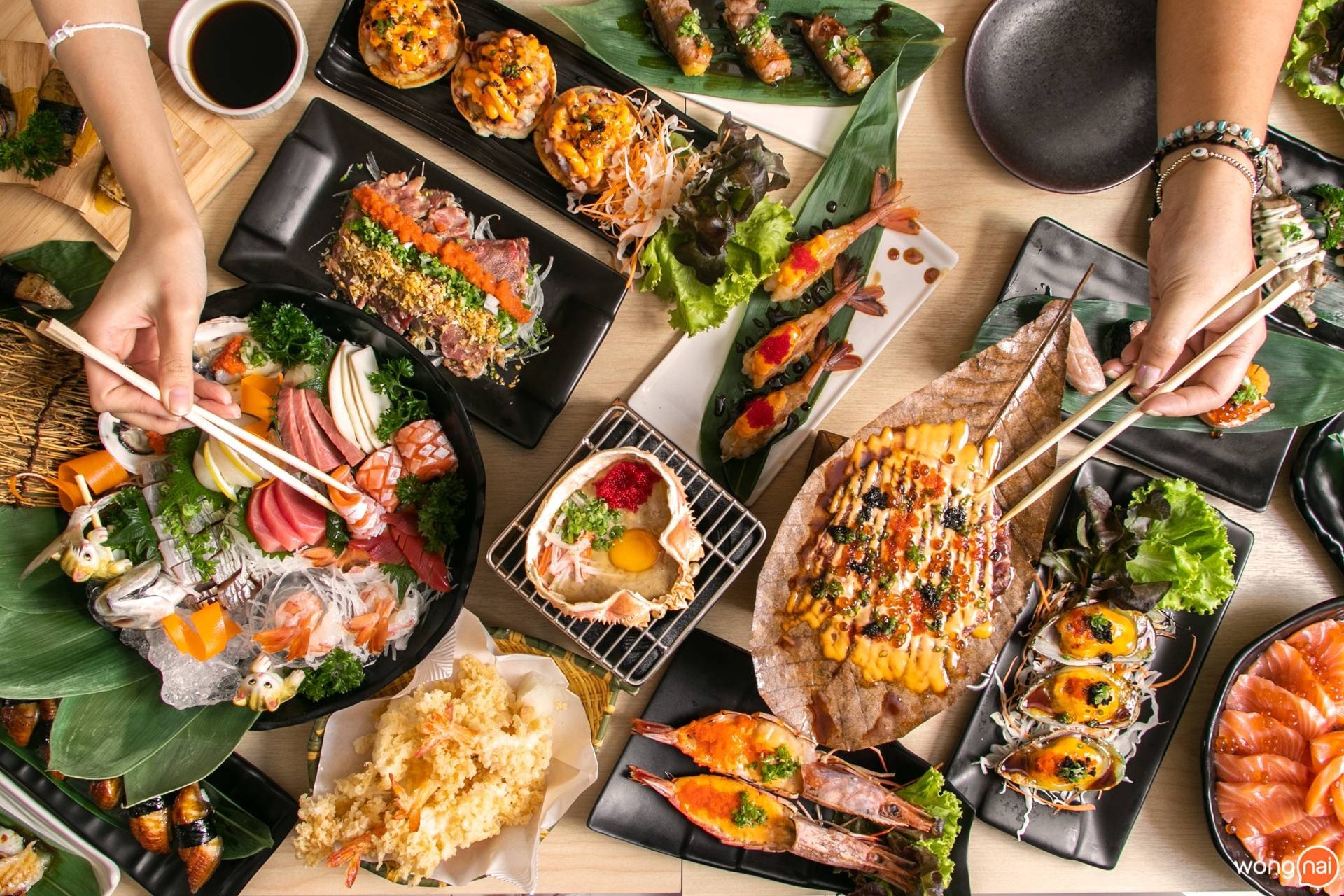 เมนูอาหารของร้าน “Jaiko Sushi Buffet”