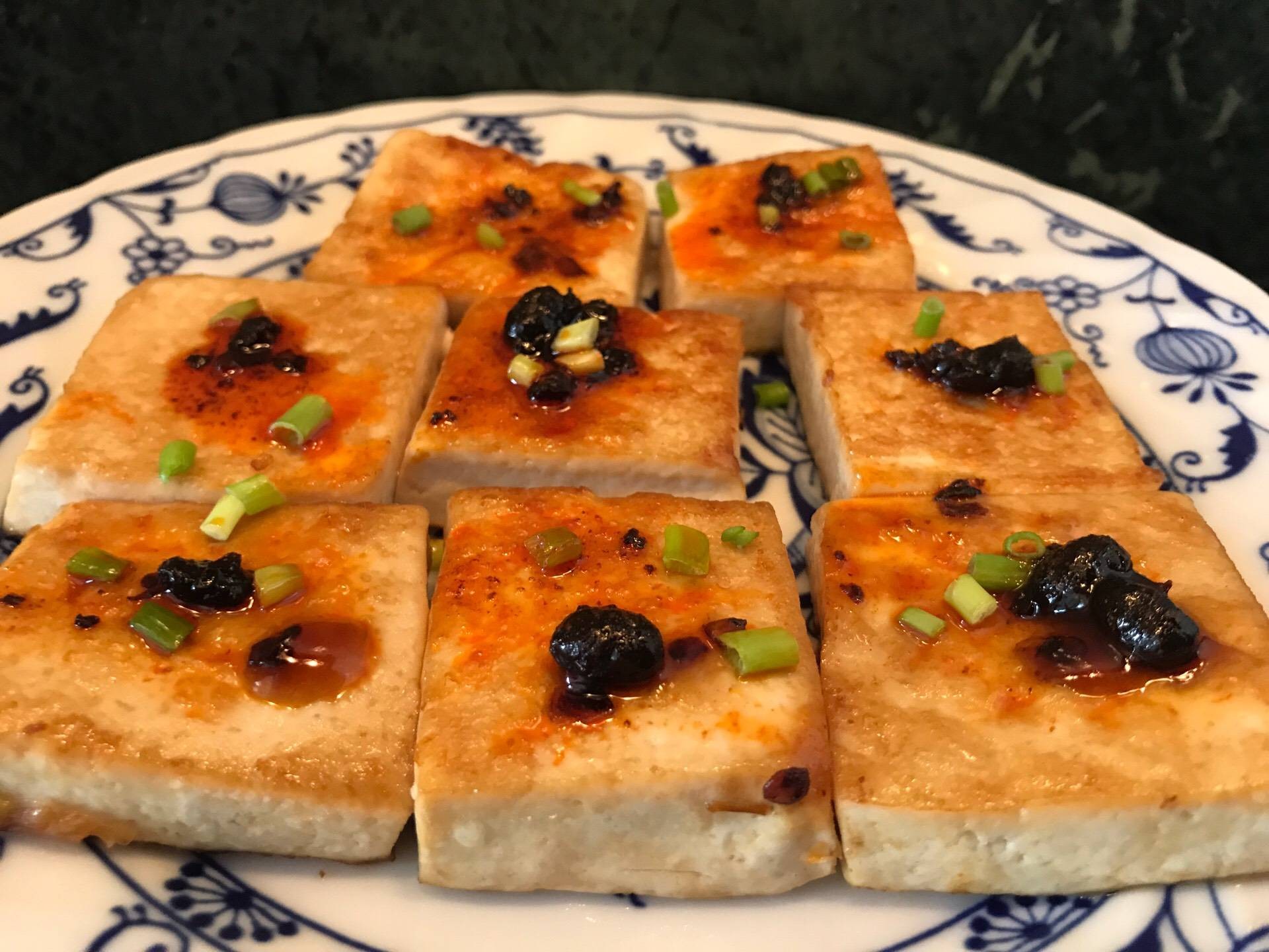 เต้าหู้ทอดซอสหอยนางรม 🇨🇳 Pan-Fried Tofu With Oyster Sauce