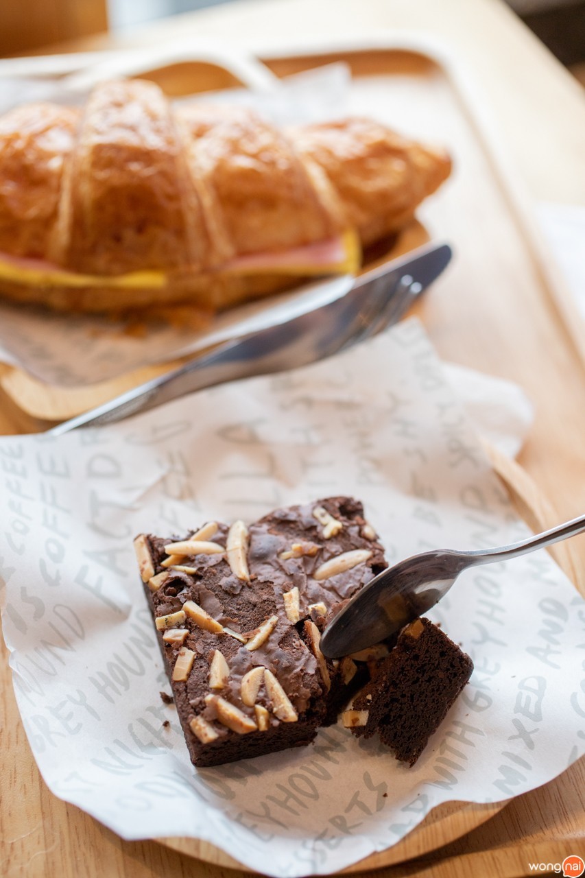 เมนู “Brownie”ของร้าน “CUB House” สุราษฎร์ธานี