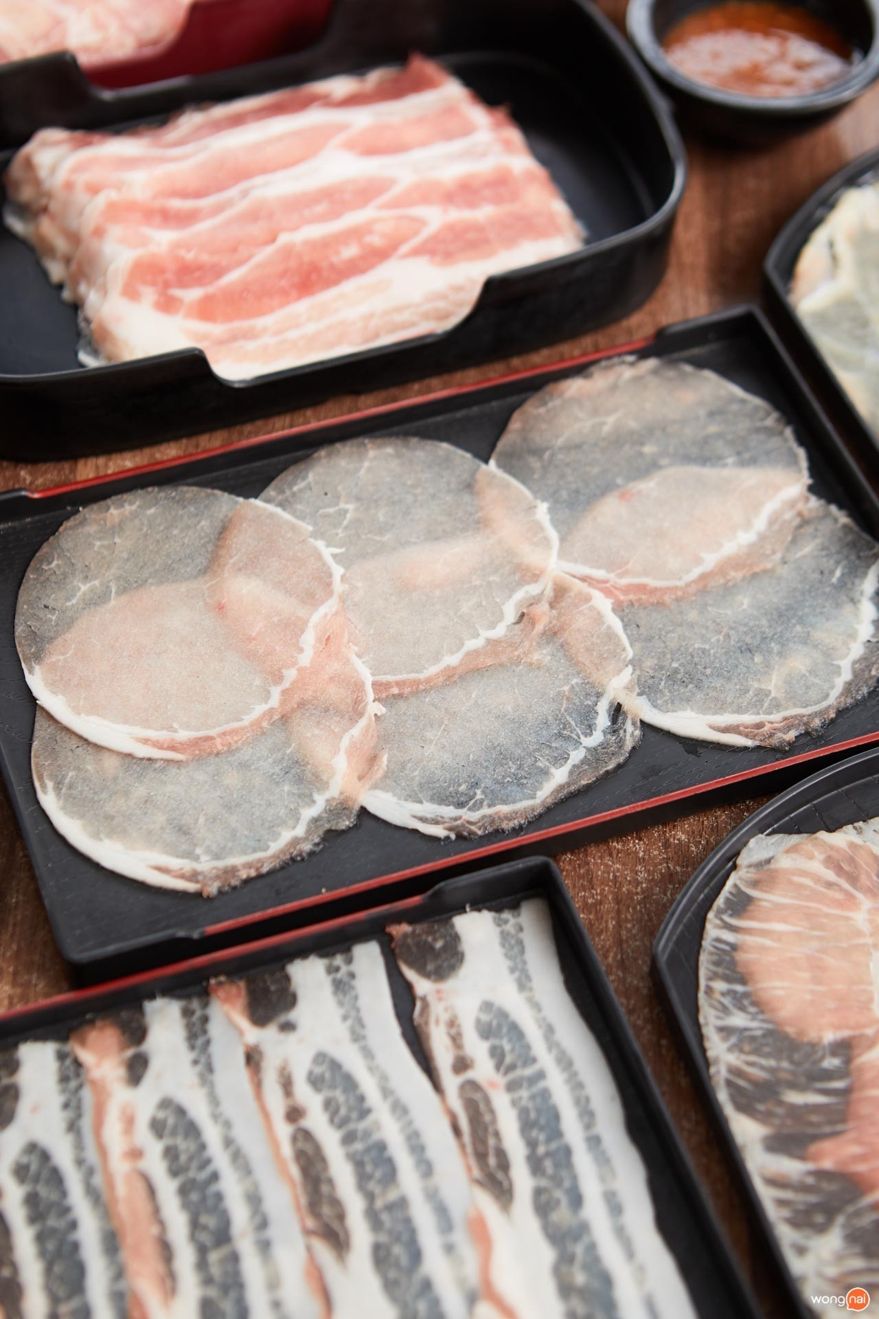 เนื้อหมูสัน ของร้านชาบูราชเทวี Shuba Shabu