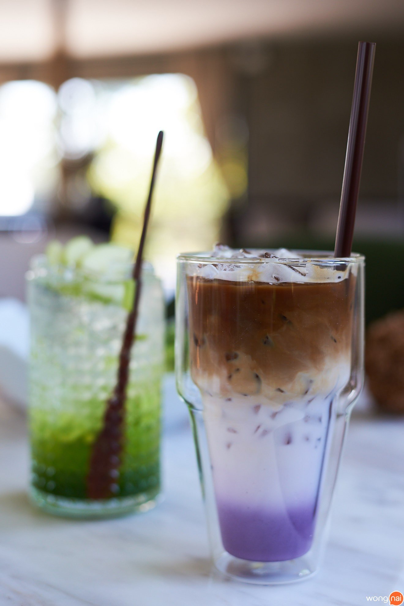 เมนู มุราซากิ ไอซ์ลาเต้ ร้าน Dé Ya Cafe