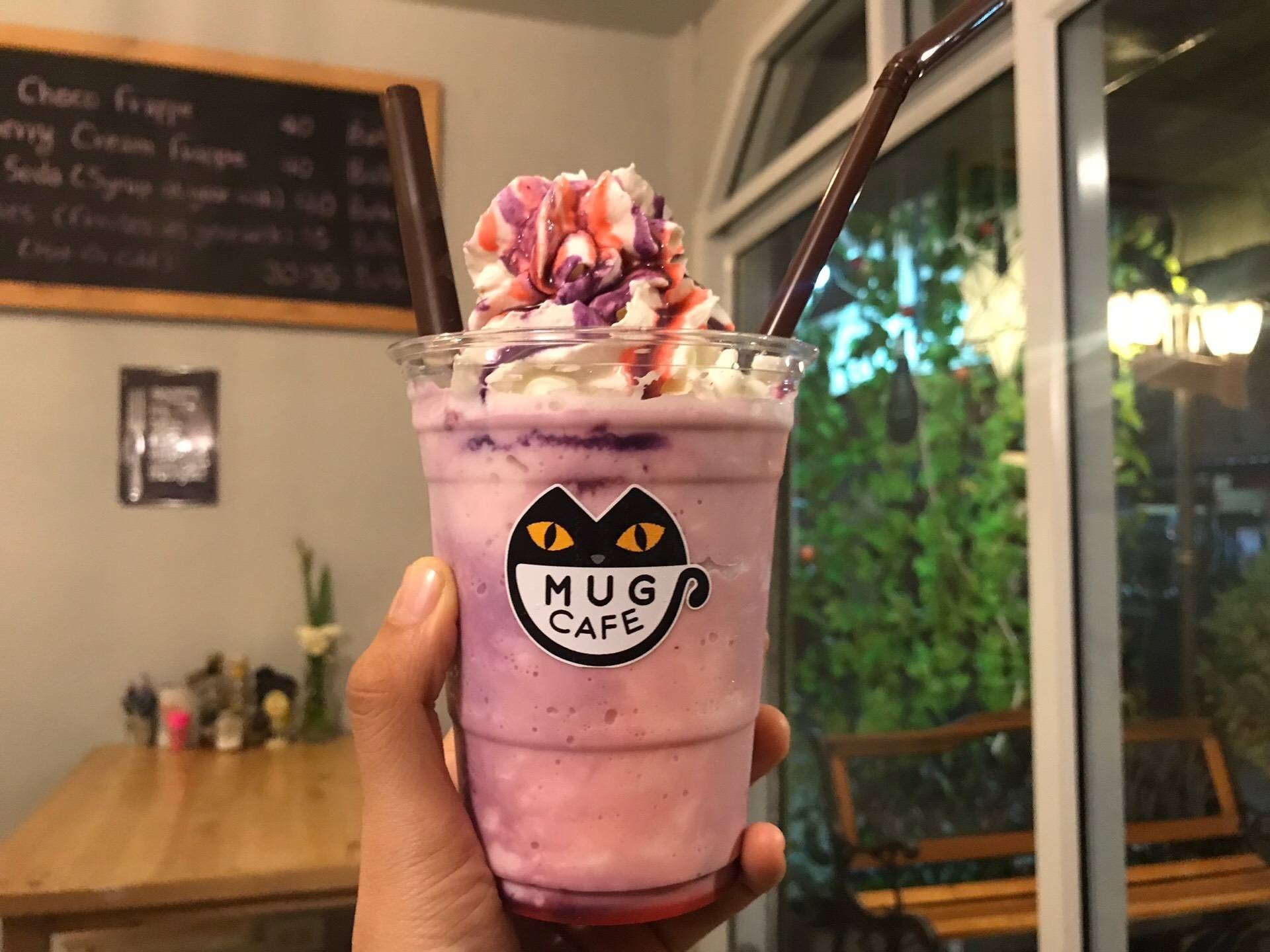 รีวิว Mug Cafe ร้านกาแฟ นม ขนมหวาน ข้าวก็มี เมนูปั่นๆอร่อยมว๊ากกก