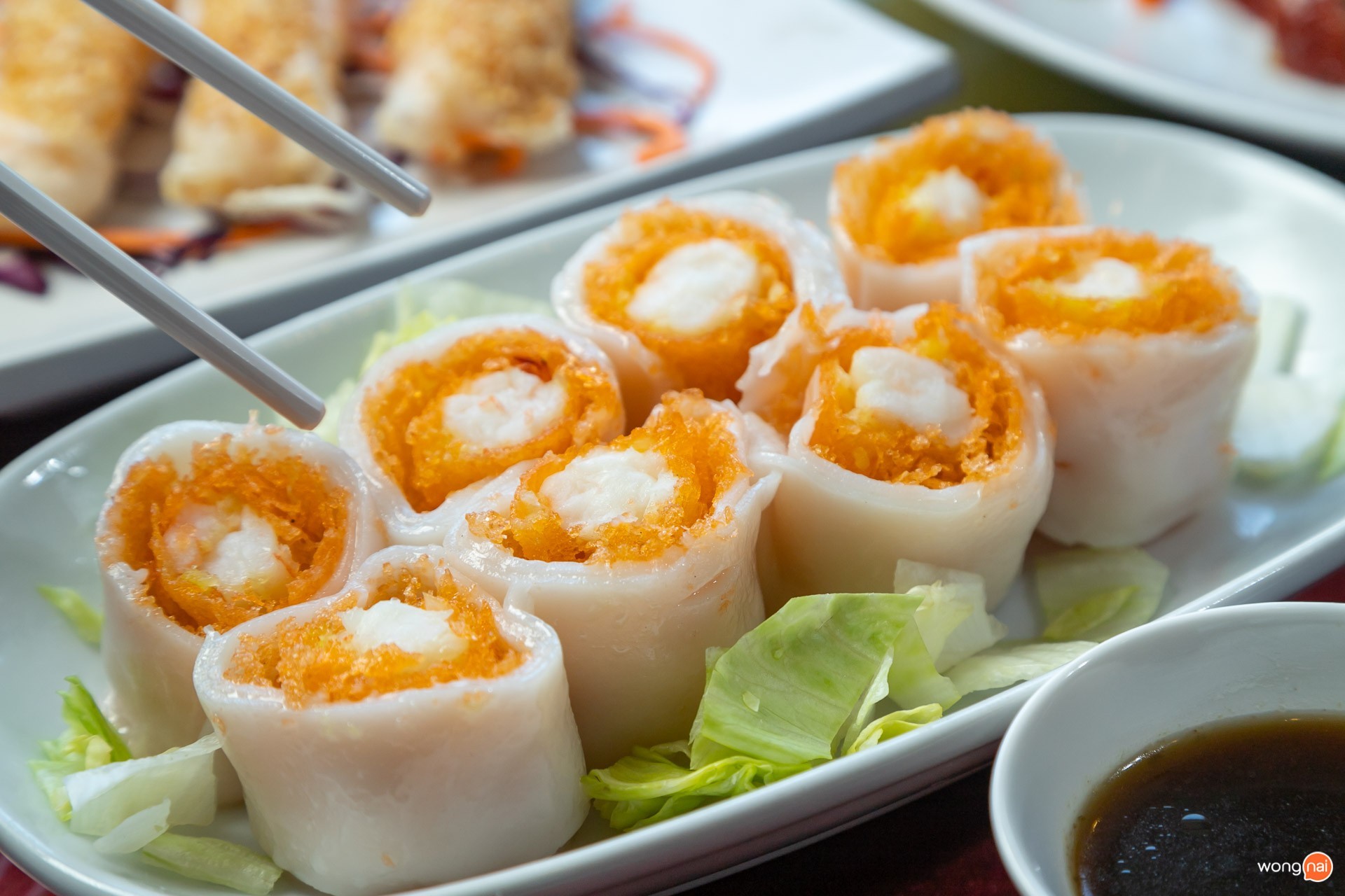 ก๋วยเตี๋ยวหลอดกุ้งทอด ร้าน China Palace
