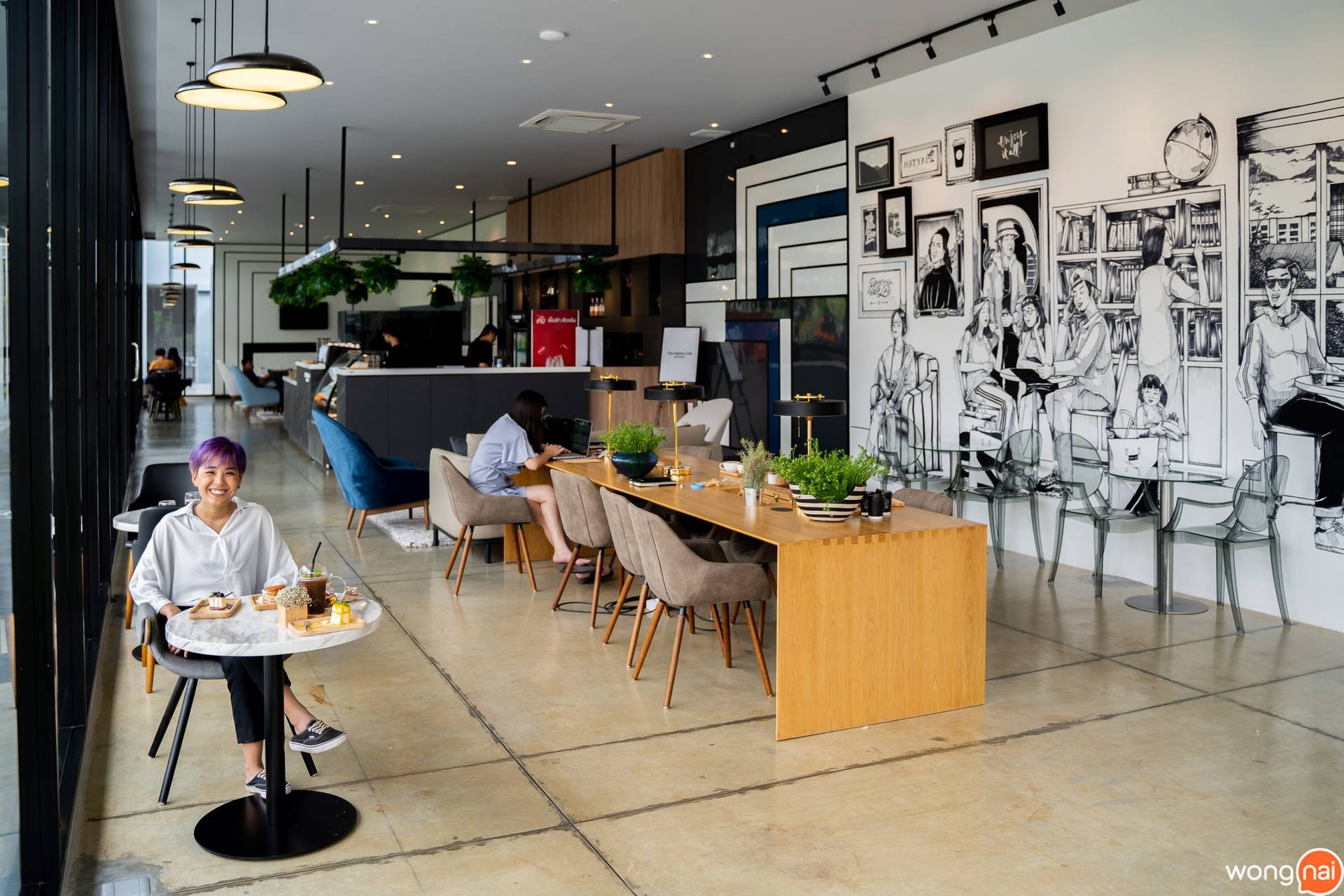 บรรยากาศ The Habita Cafe @dcondo