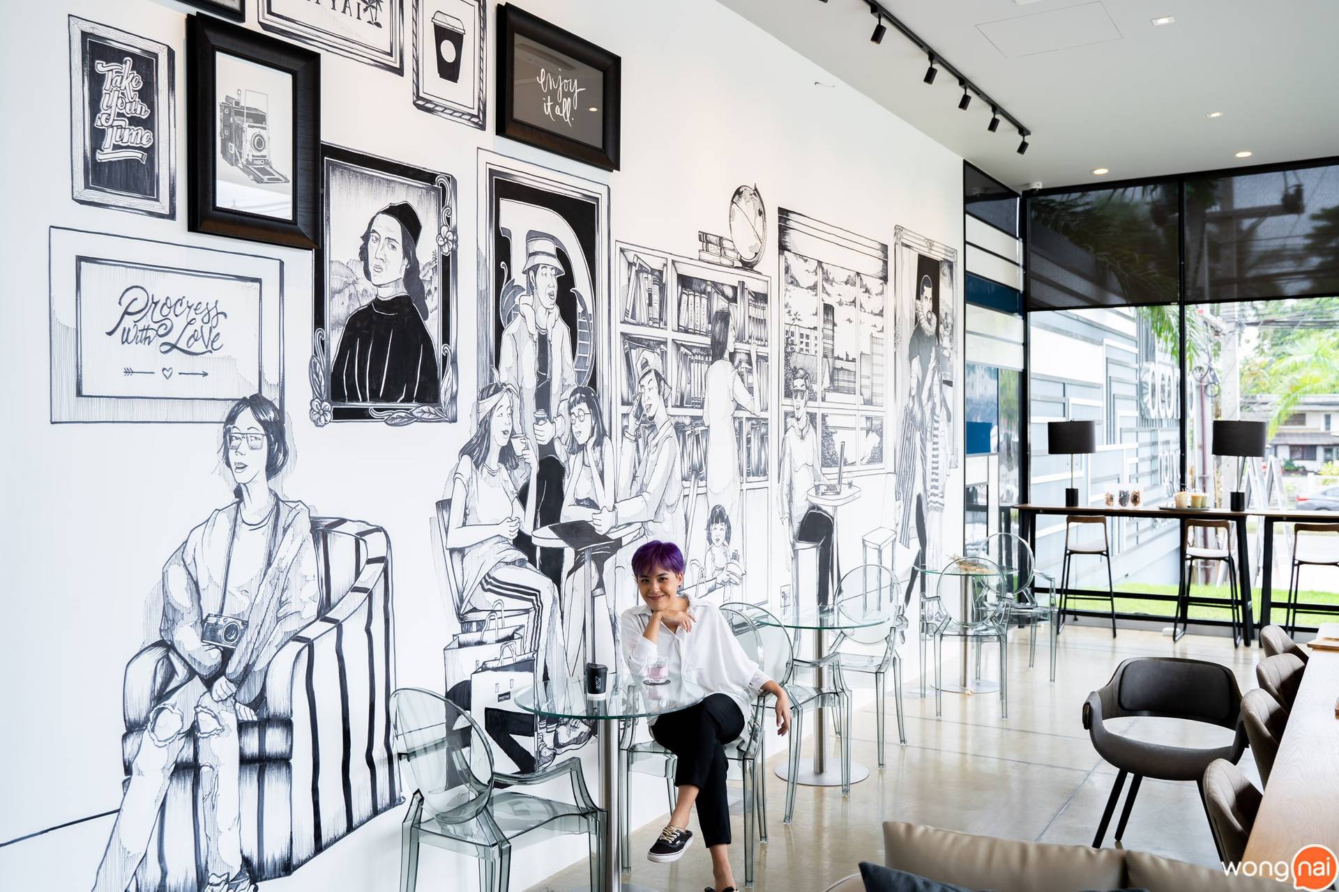 บรรยากาศ The Habita Cafe @dcondo
