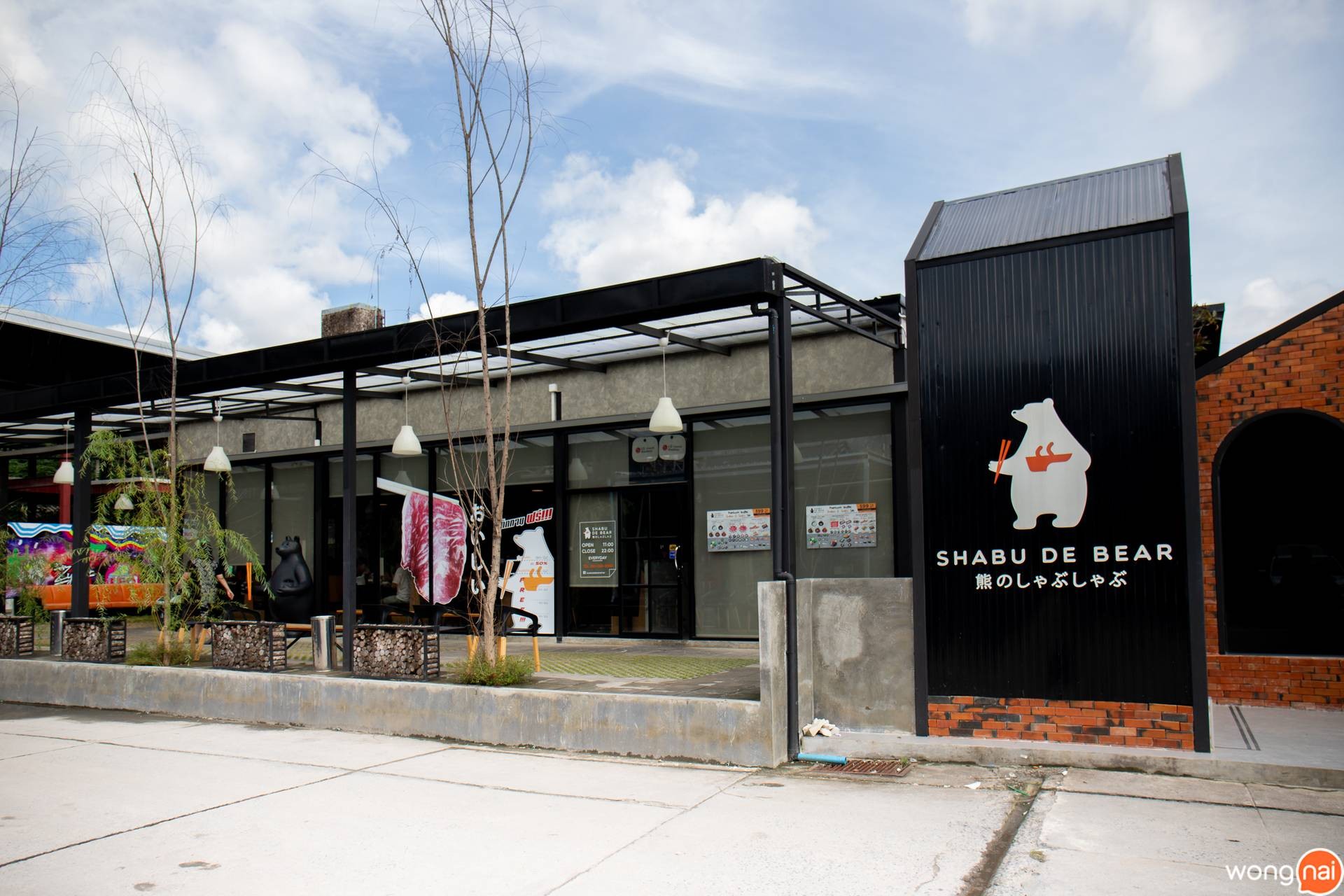 บรรยากาศหน้าร้าน Shabu De Bear หาดใหญ่
