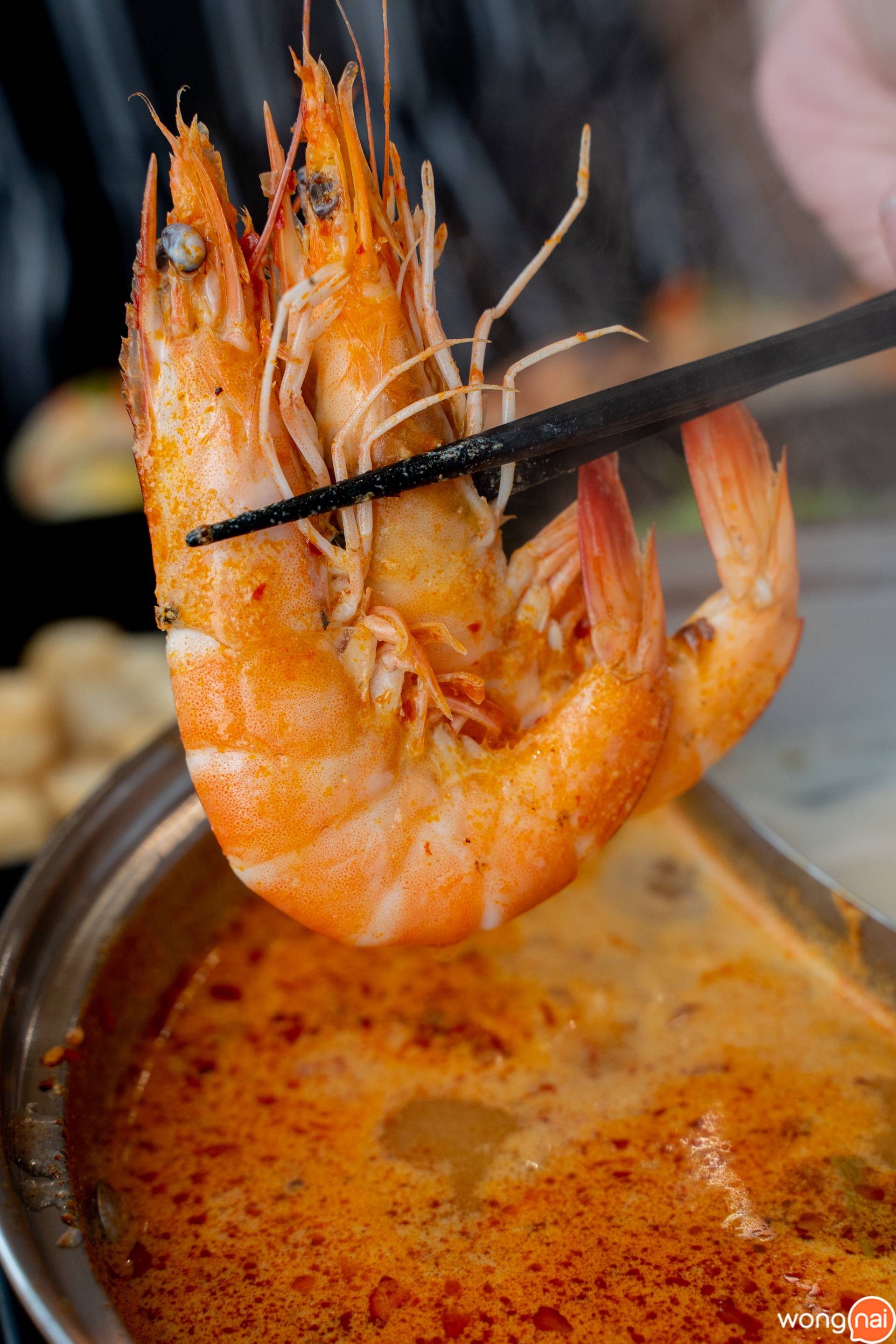 กุ้งต้องกินคู่กับน้ำซุปต้มยำ