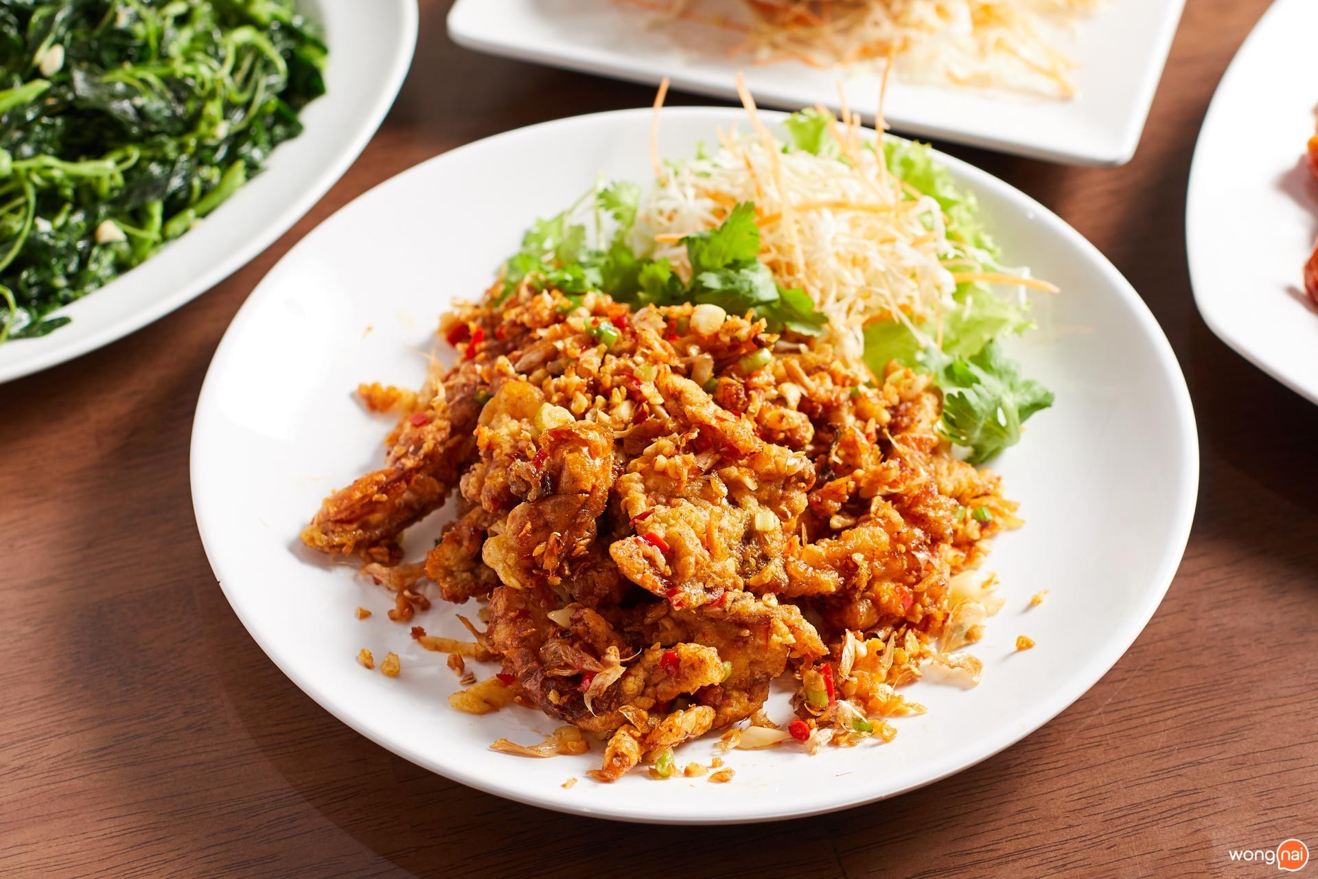 ปูนิ่มผัดพริกเกลือ ร้าน Ho Ho Kitchen