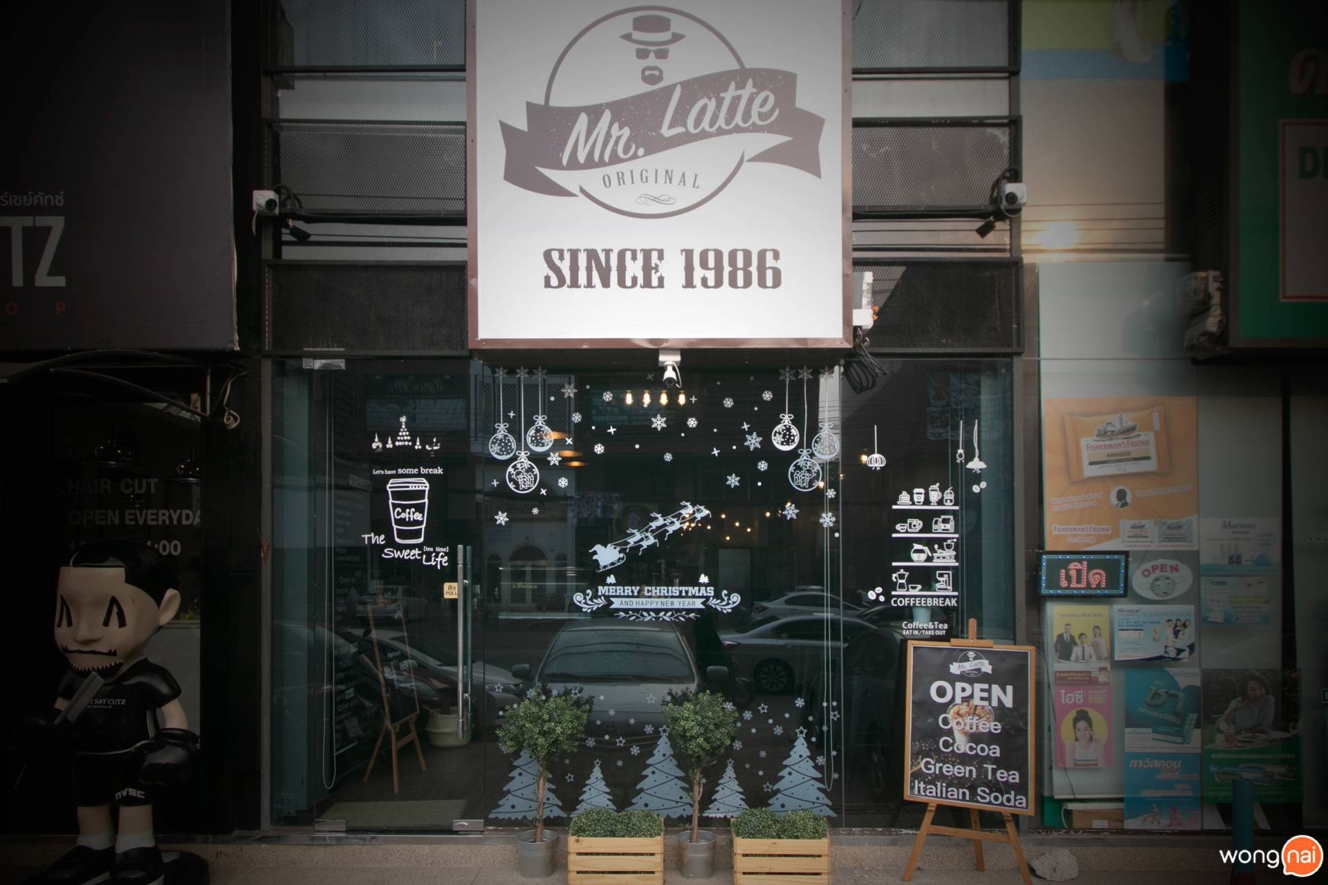 บรรยากาศหน้าร้าน ของร้าน Mr.Latte