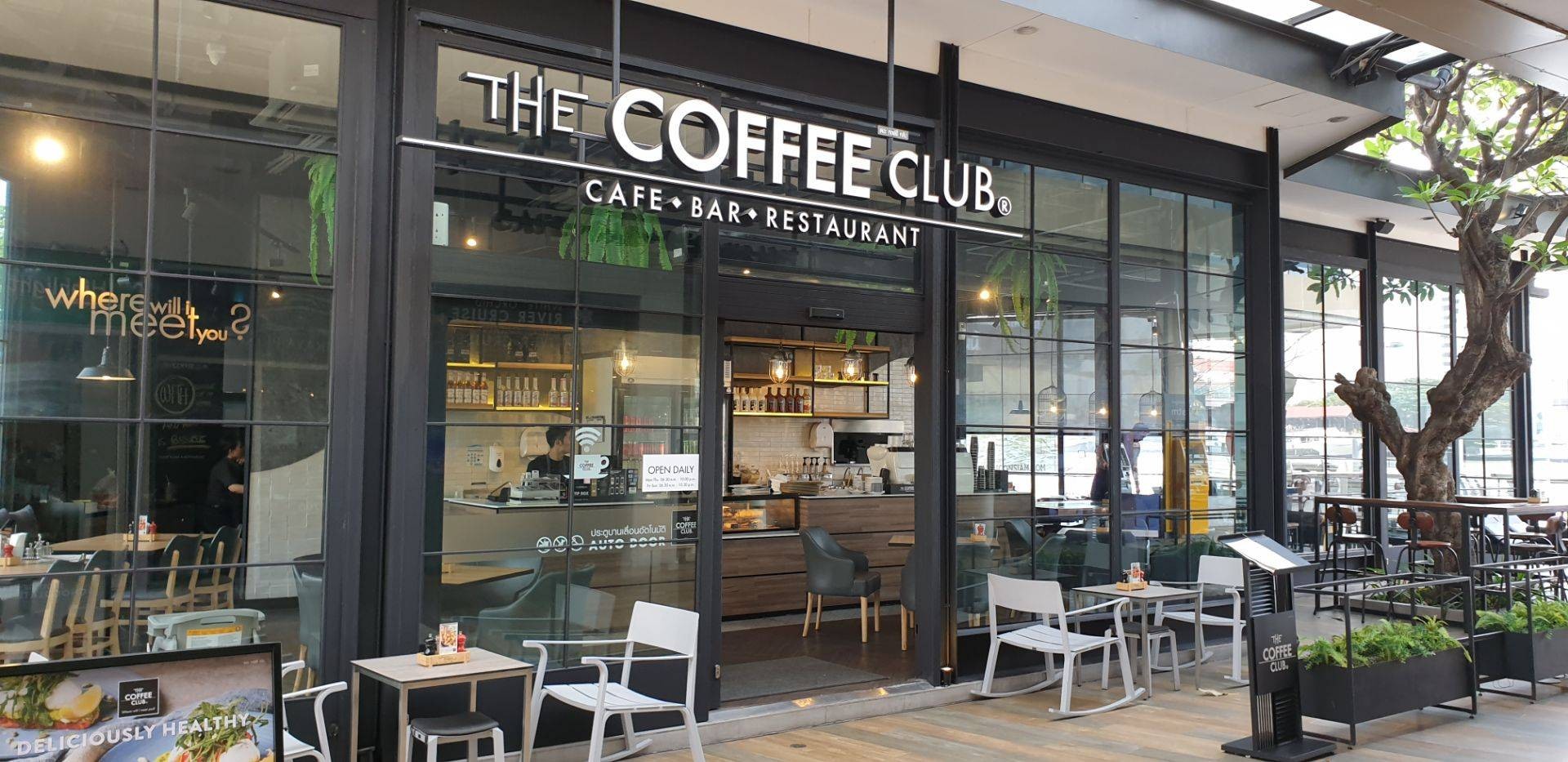 ร ว ว The Coffee Club River City ร านร มน ำการบร การด เย ยม Wongnai