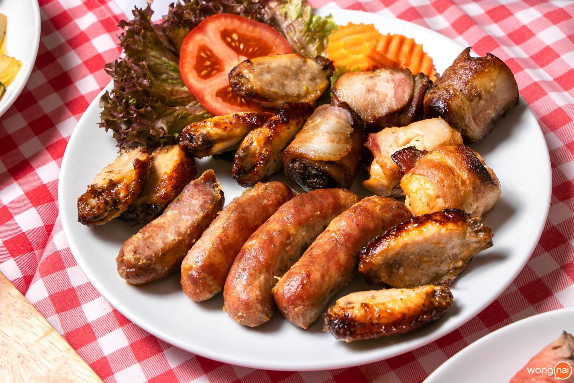 เมนู "Pork Sausage" ของร้าน "Fogo Asia"