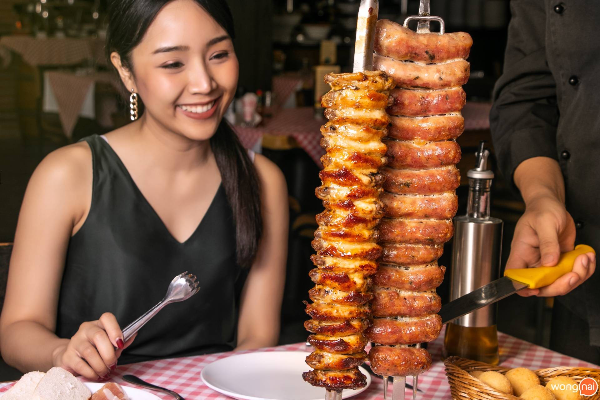 เมนู "Pork Sausage" ของร้าน "Fogo Asia"