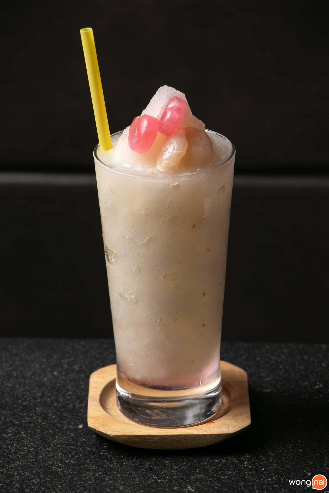 เมนู “Lychee Smoothie” ของร้าน “Sukishi”